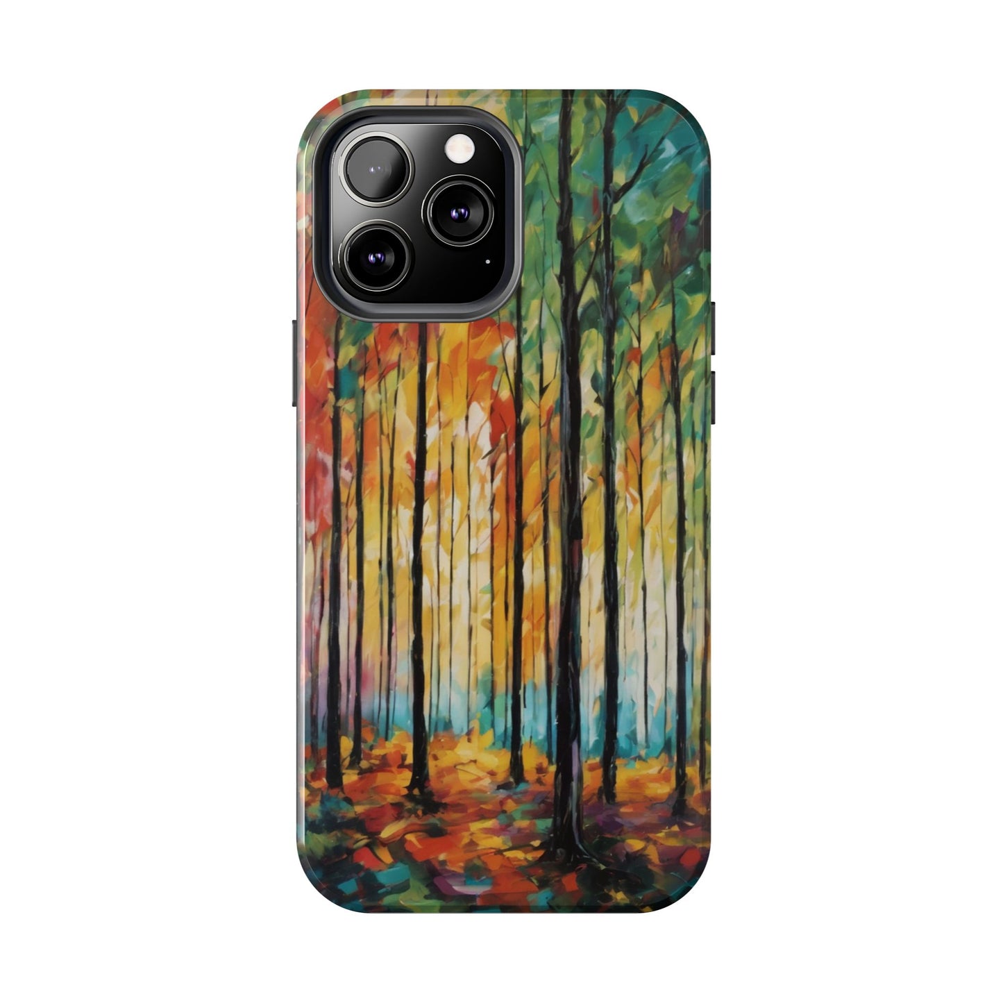 Autumn Forest Tough Phone Case - Colorful Nature Design - for iPhone