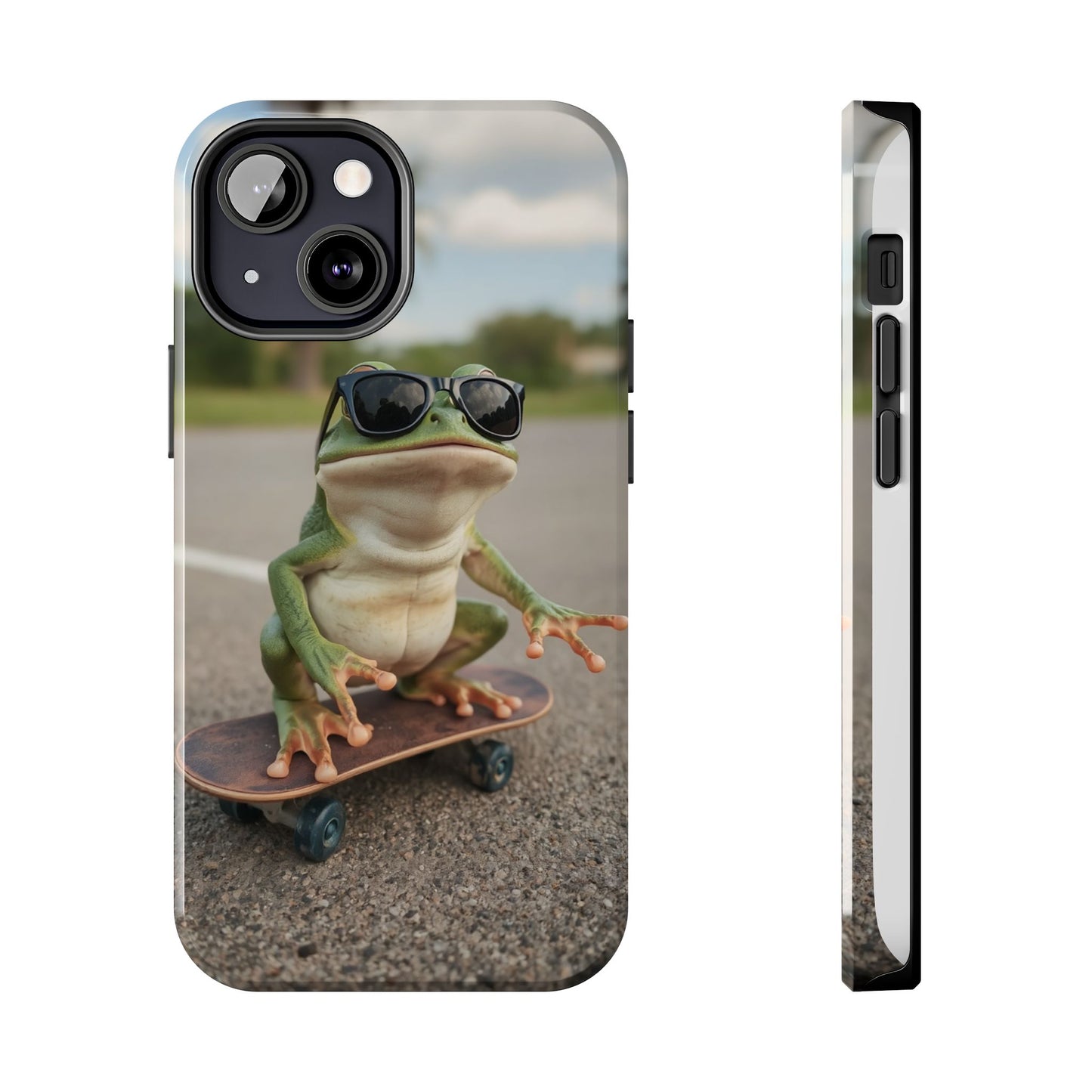 Cool Frog Skateboard Phone Case - Tough and Stylish Protection