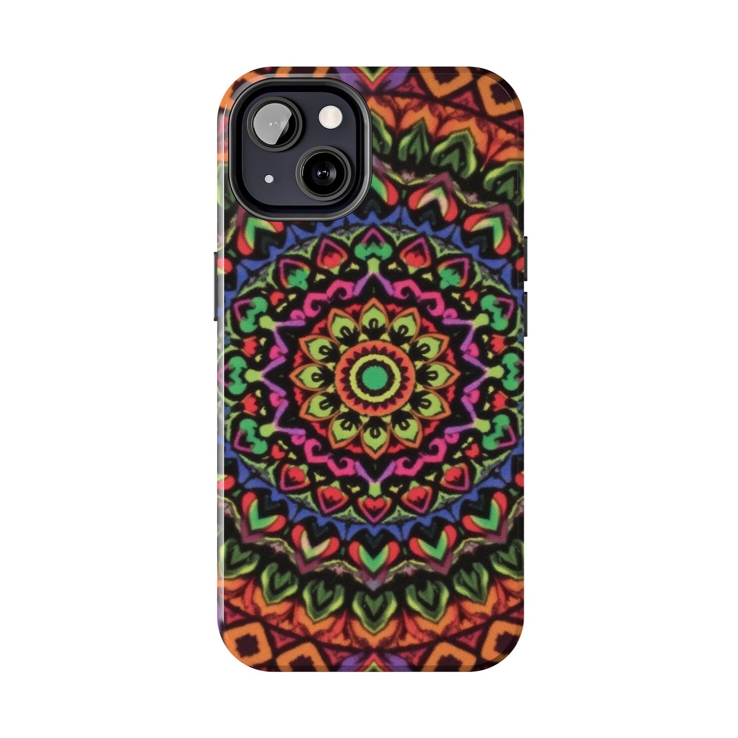 Colorful Mandala Tough Phone Case - Vibrant Designs for Trendy Protection - for iPhone