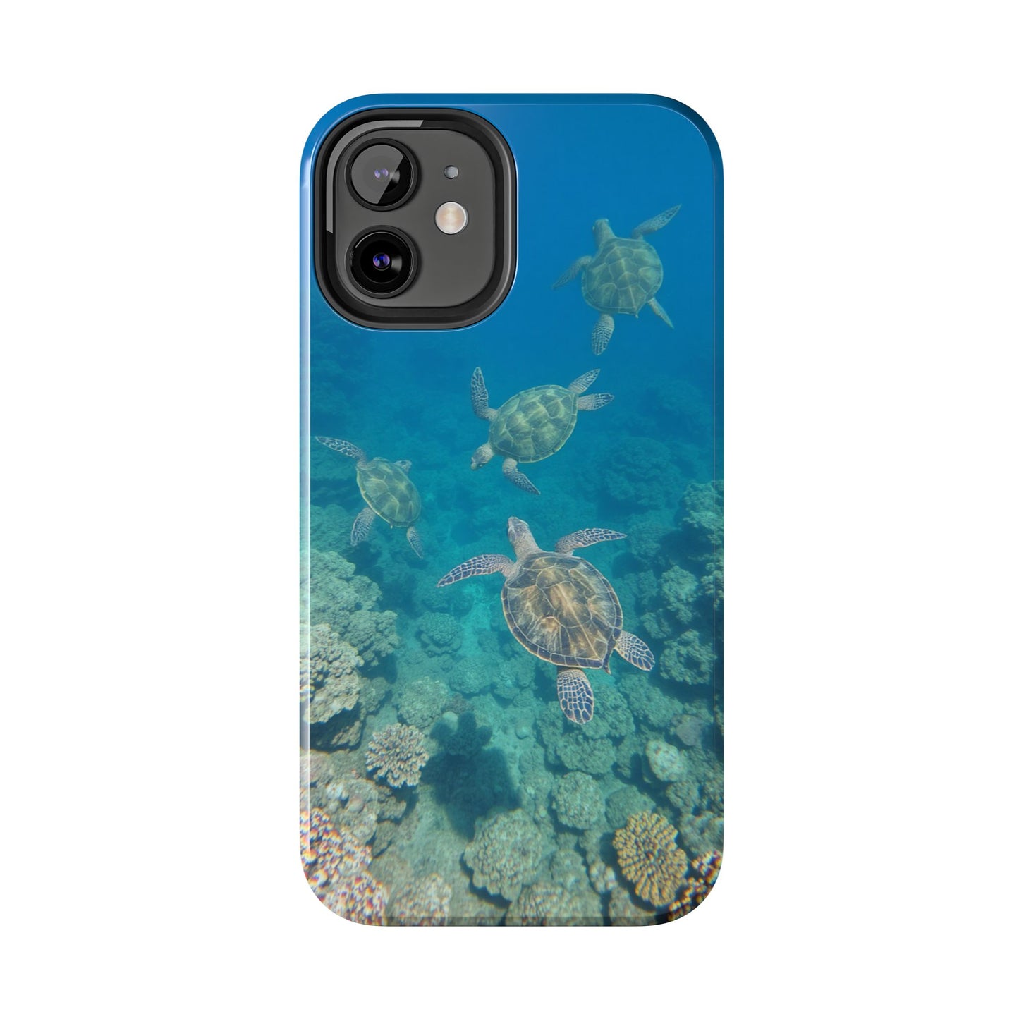Ocean Turtle Tough Phone Cases - Durable Protection with Marine Art
