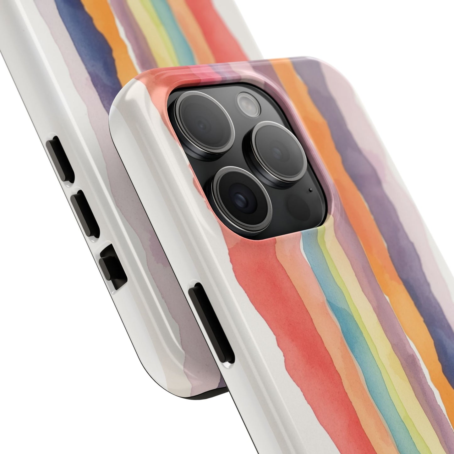 Colorful Watercolor Tough Phone Case - Stylish and Durable Cover for Creative Souls