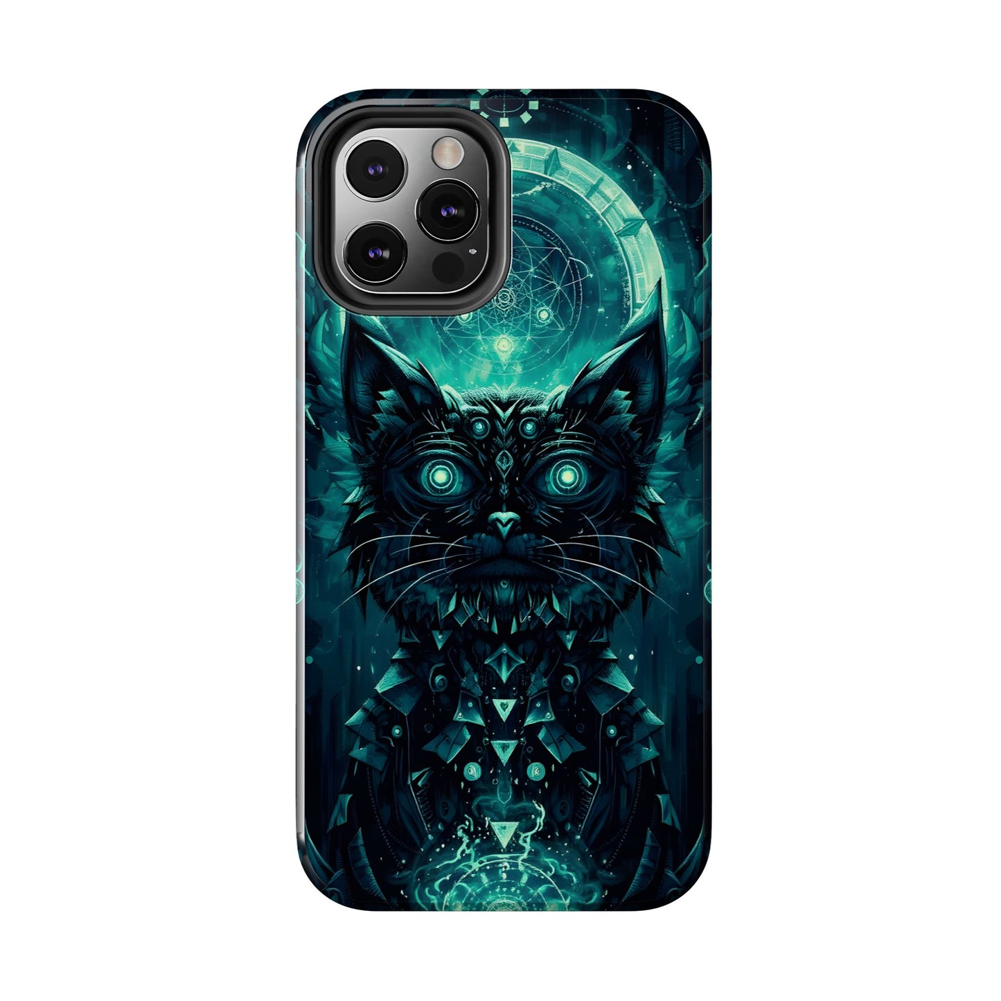 Mystical Dark Cat Phone Case - Tough Protective Cover for Cat Lovers - for iPhone