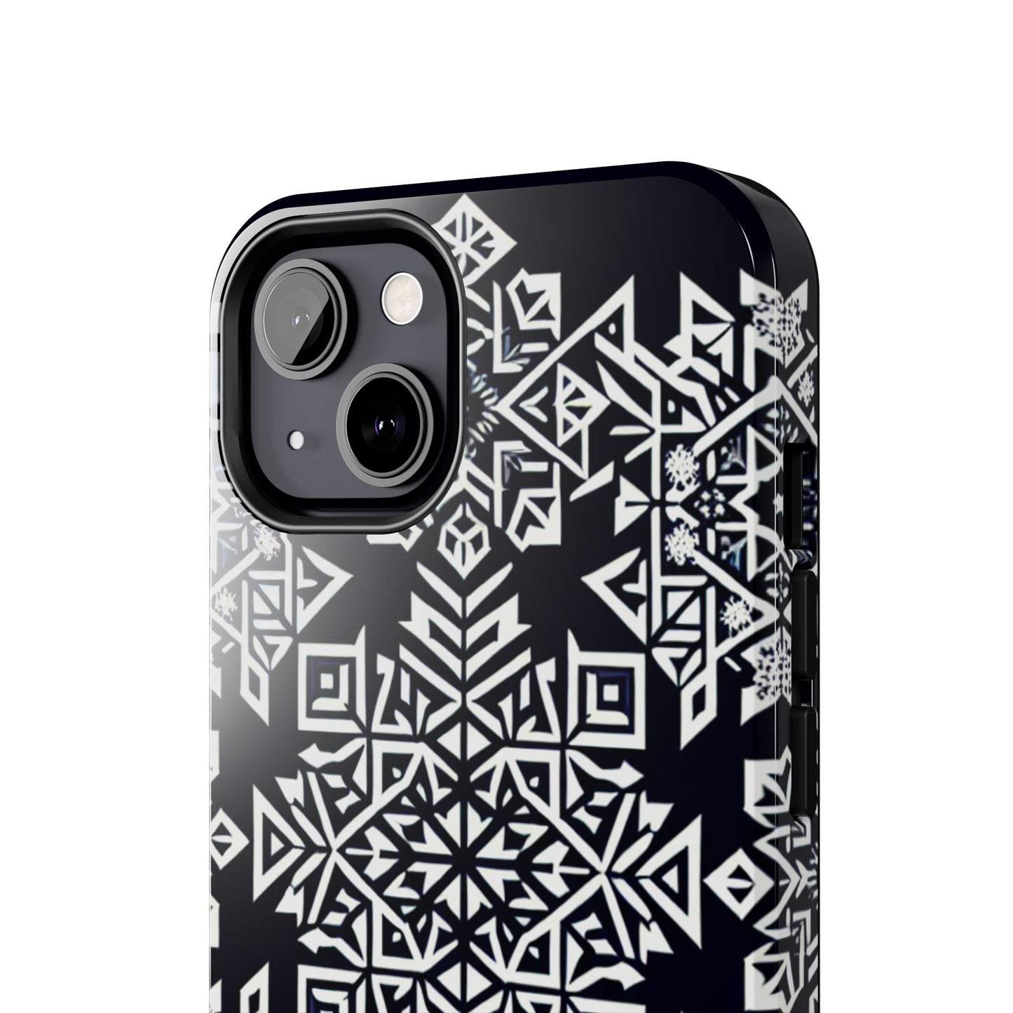 Winter Wonderland Tough Phone Case - Digital Snowflake - for iPhone