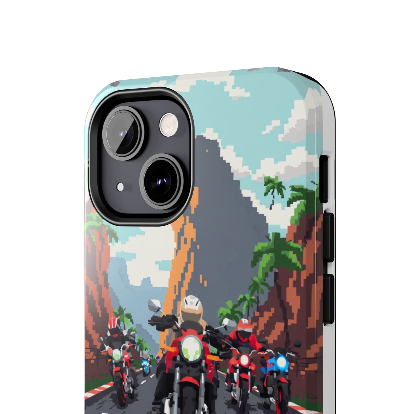 Retro Biker Tough Phone Case - Perfect for Motorcycle Lovers