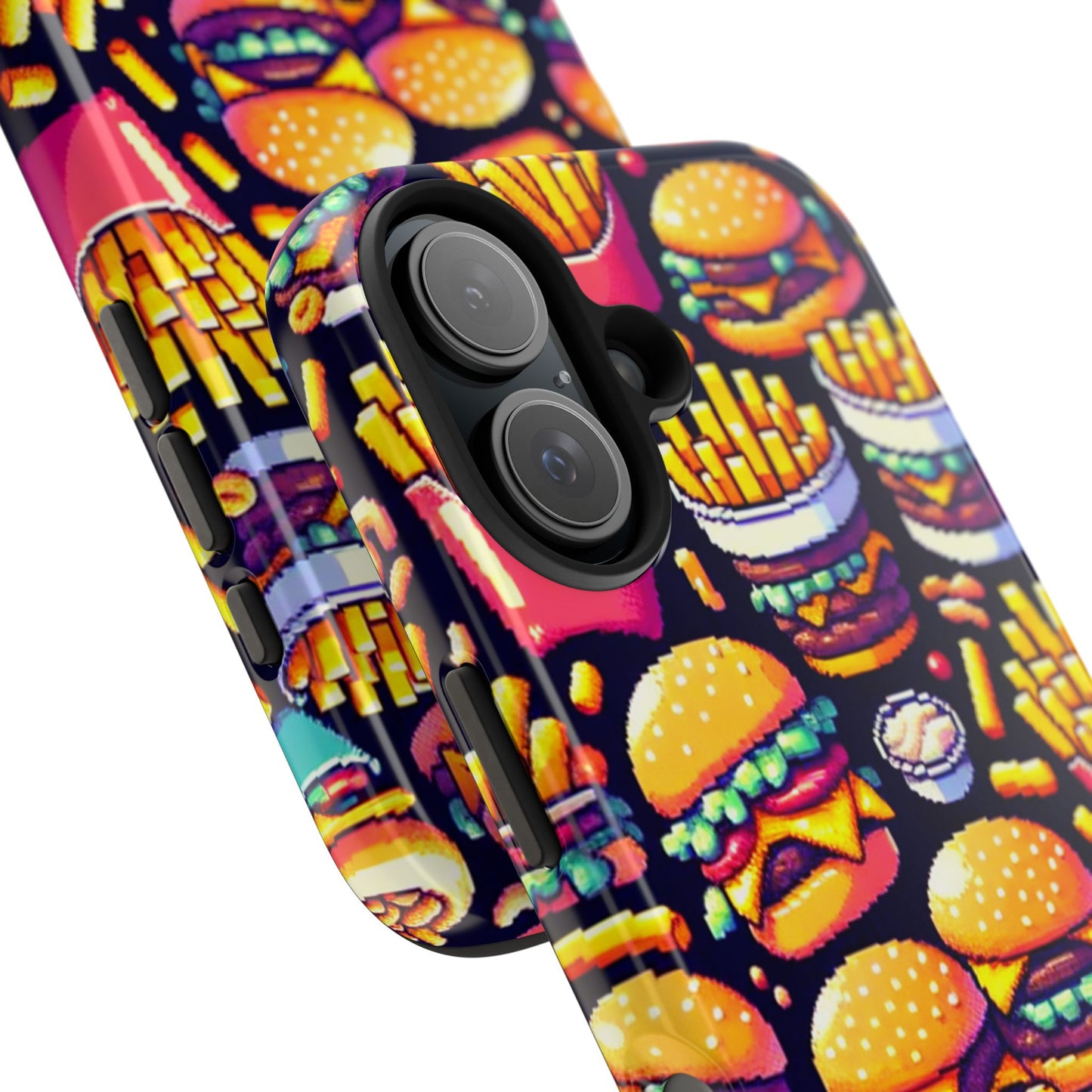 Retro Fast Food Phone Case - Tough and Durable - for iPhone