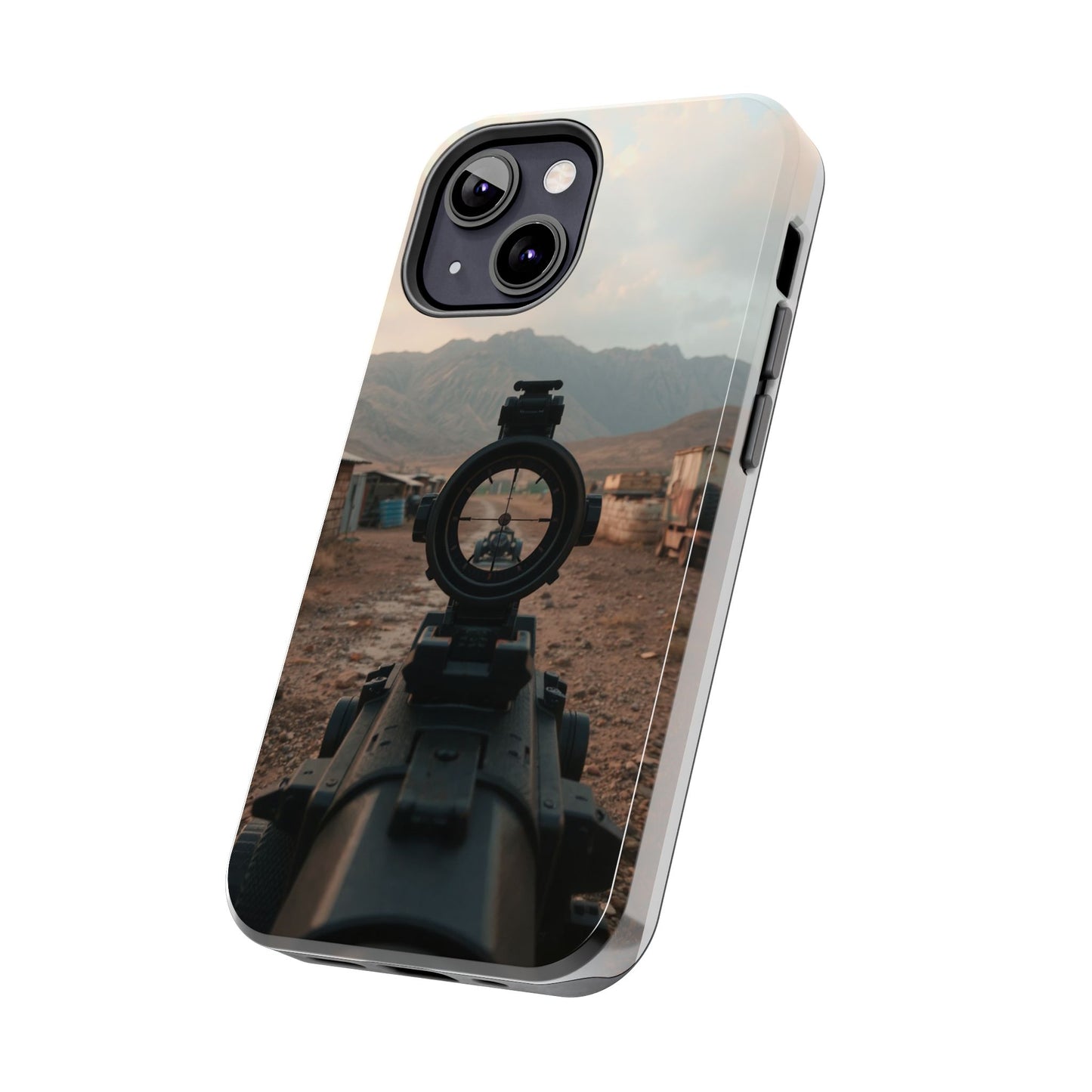 Tough Phone Case - Military Inspired Design with Sniper Scope