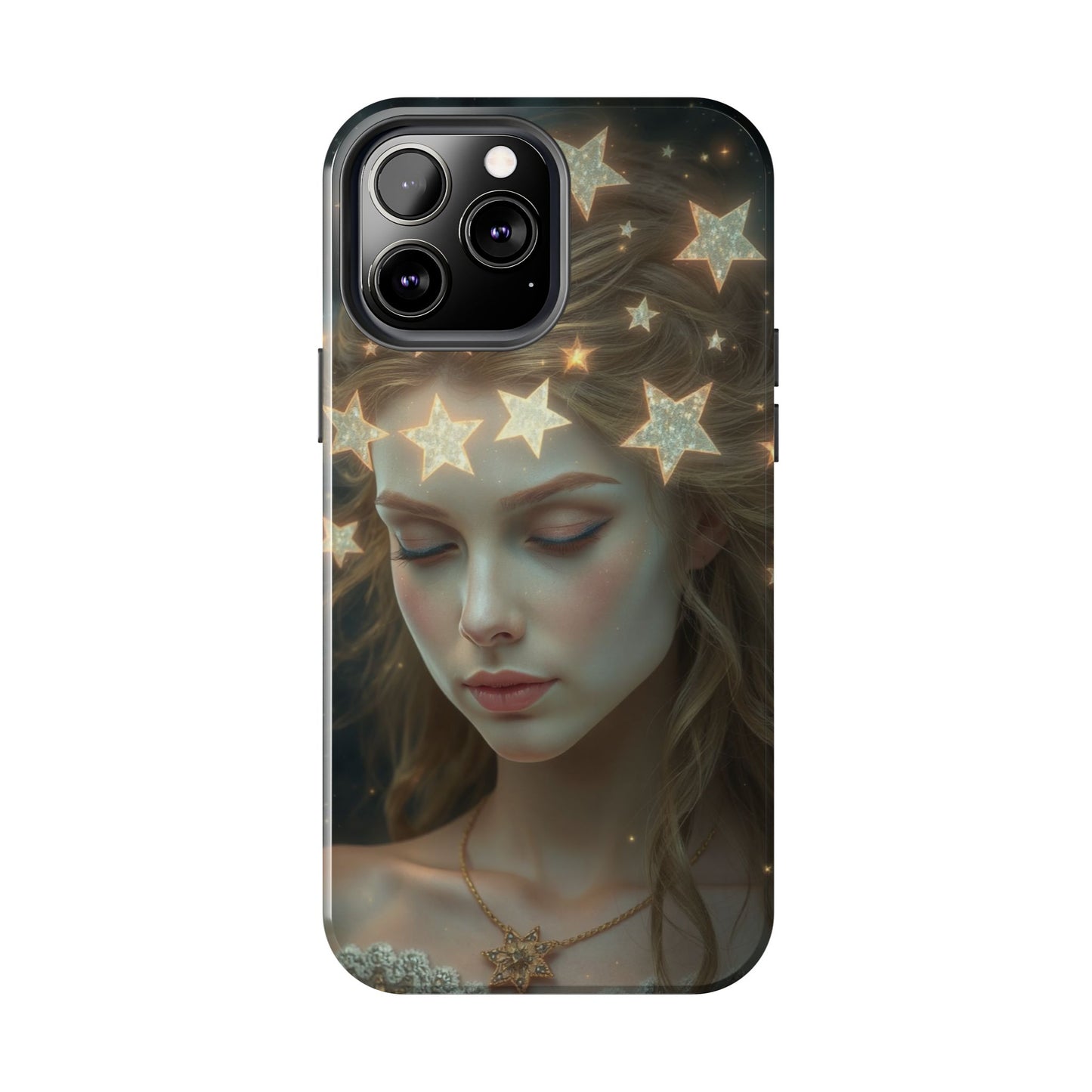 Celestial Dream Tough Phone Case - Artistic Starry Design for Style Enthusiasts