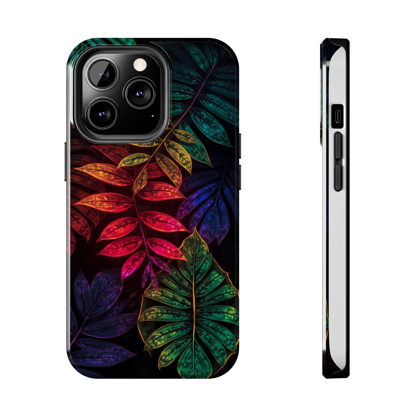 Vibrant Tropical Leaf Tough Phone Case