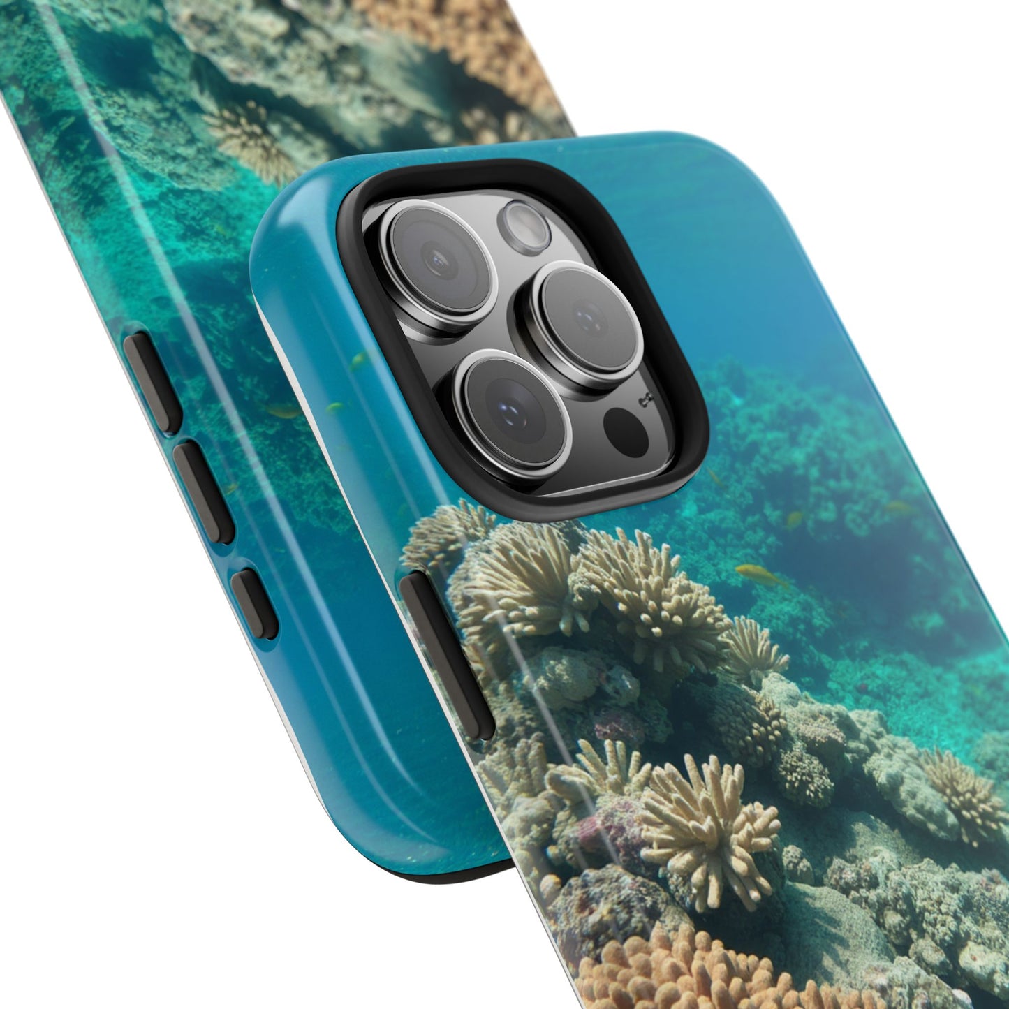 Coral Reef Tough Phone Case - Ocean Vibes Protection for Adventure Lovers