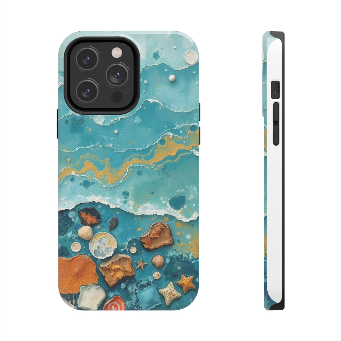 Ocean-Inspired Tough Phone Cases - Coastal Beach Vibe, Easy Accessory for Beach Lovers