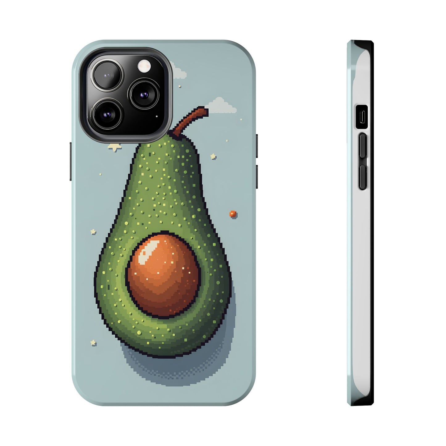 Pixel Avocado Tough Phone Case - Perfect for Foodies & Nature Lovers - for iPhone