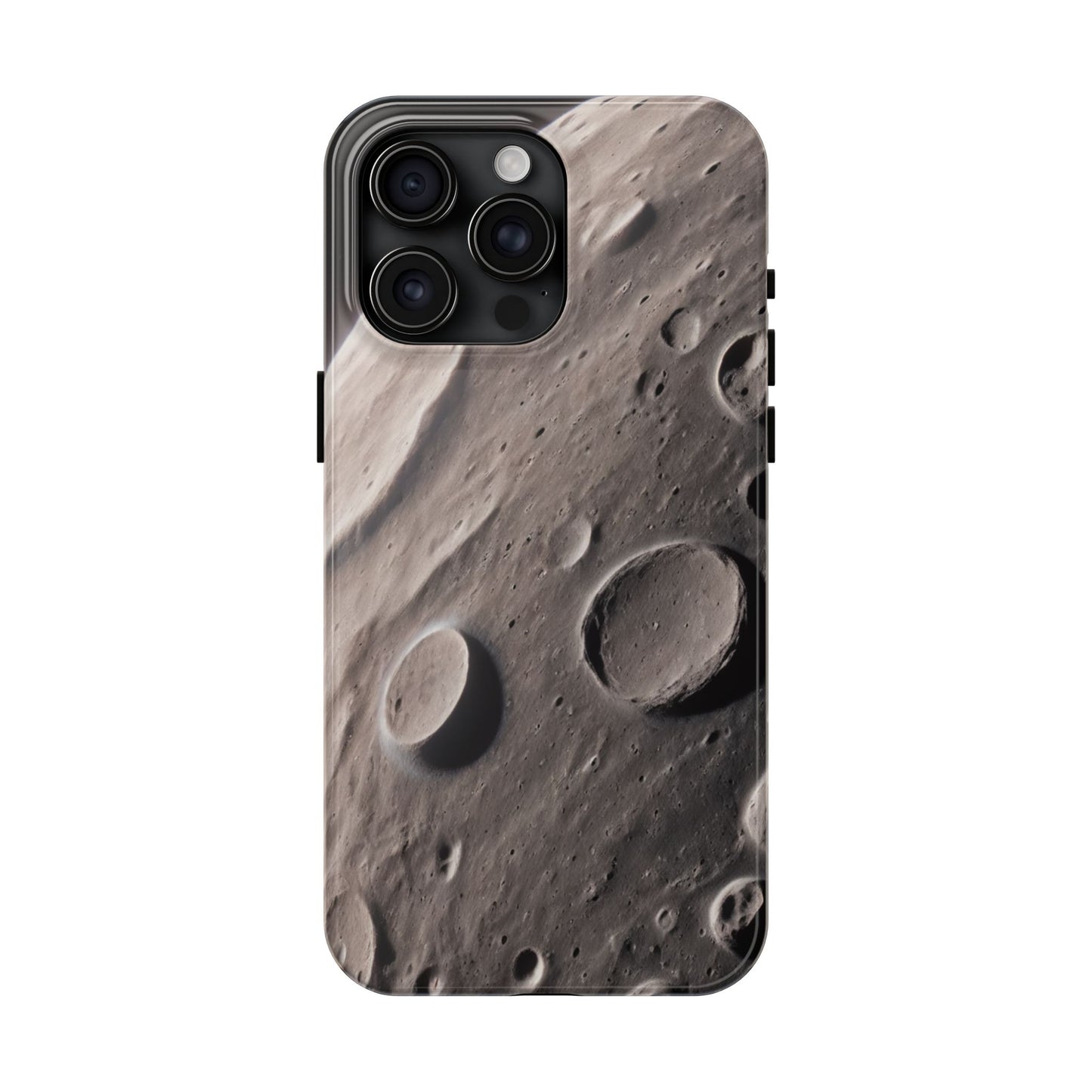 Celestial Moon Surface Tough Phone Case | Durable Space-Themed Design - for iPhone
