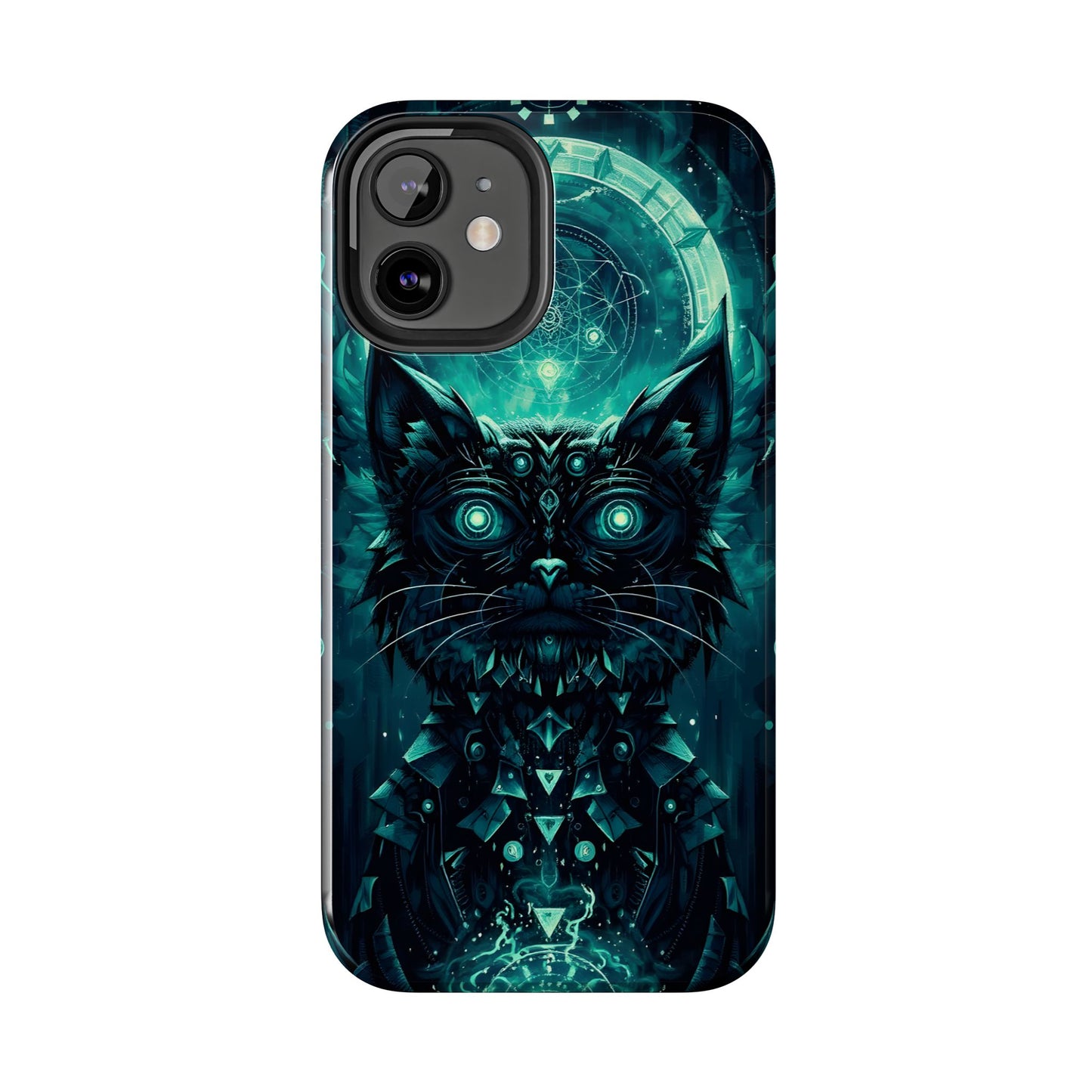 Mystical Dark Cat Phone Case - Tough Protective Cover for Cat Lovers - for iPhone