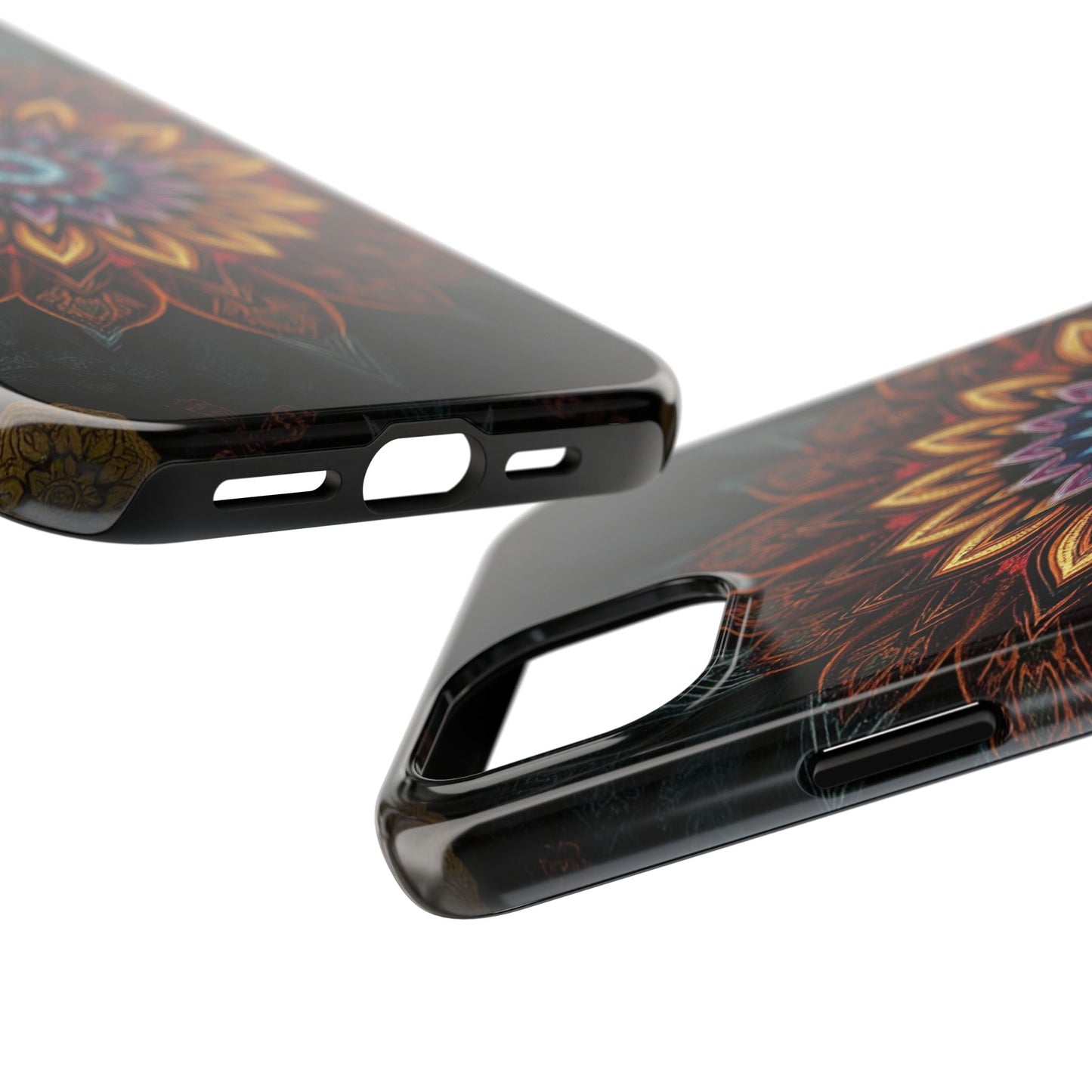 Mystic Mandala Tough Phone Case - Durable Protection with Artistic Design - for iPhone