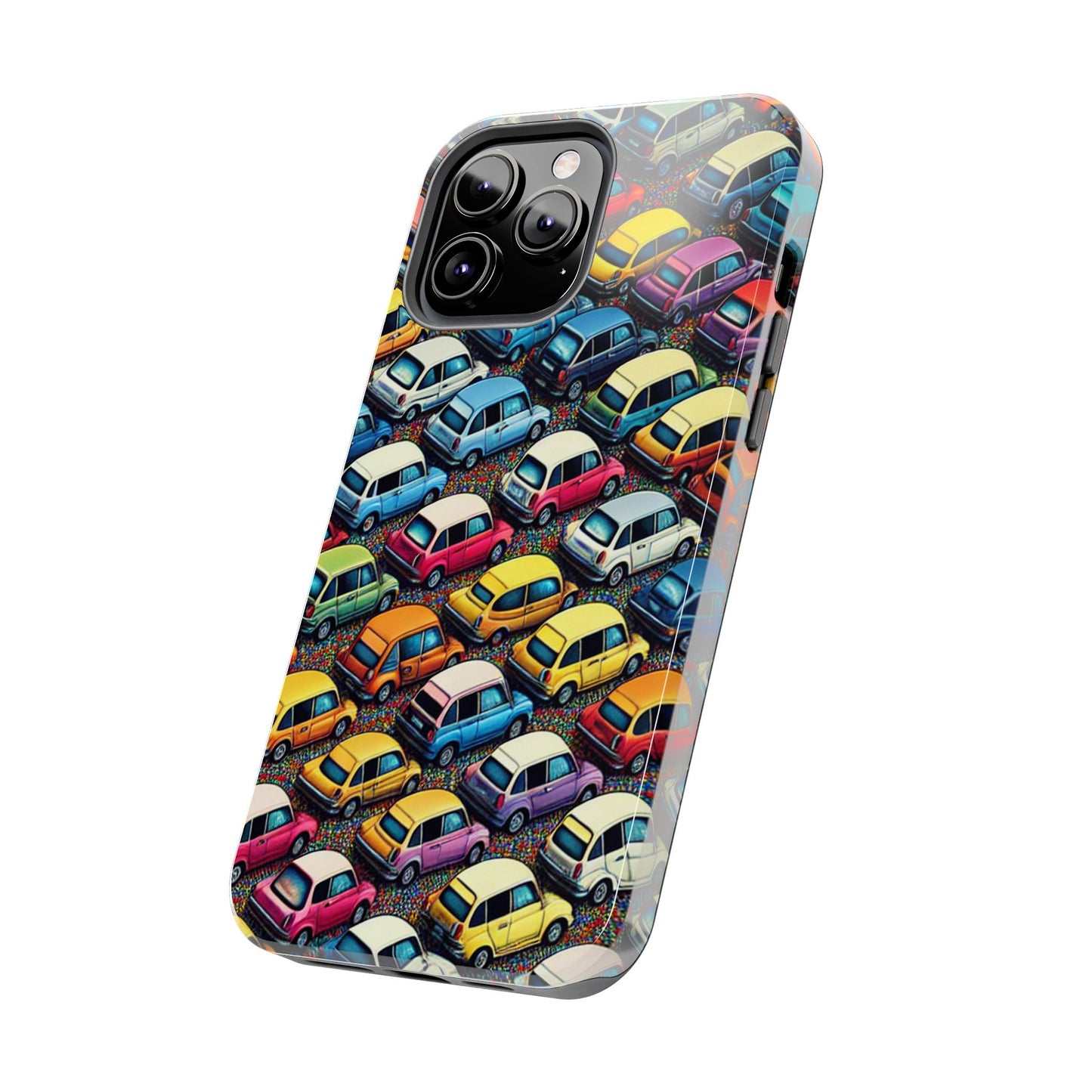 Car Phone Case - City Traffic Pattern Design - for iPhone