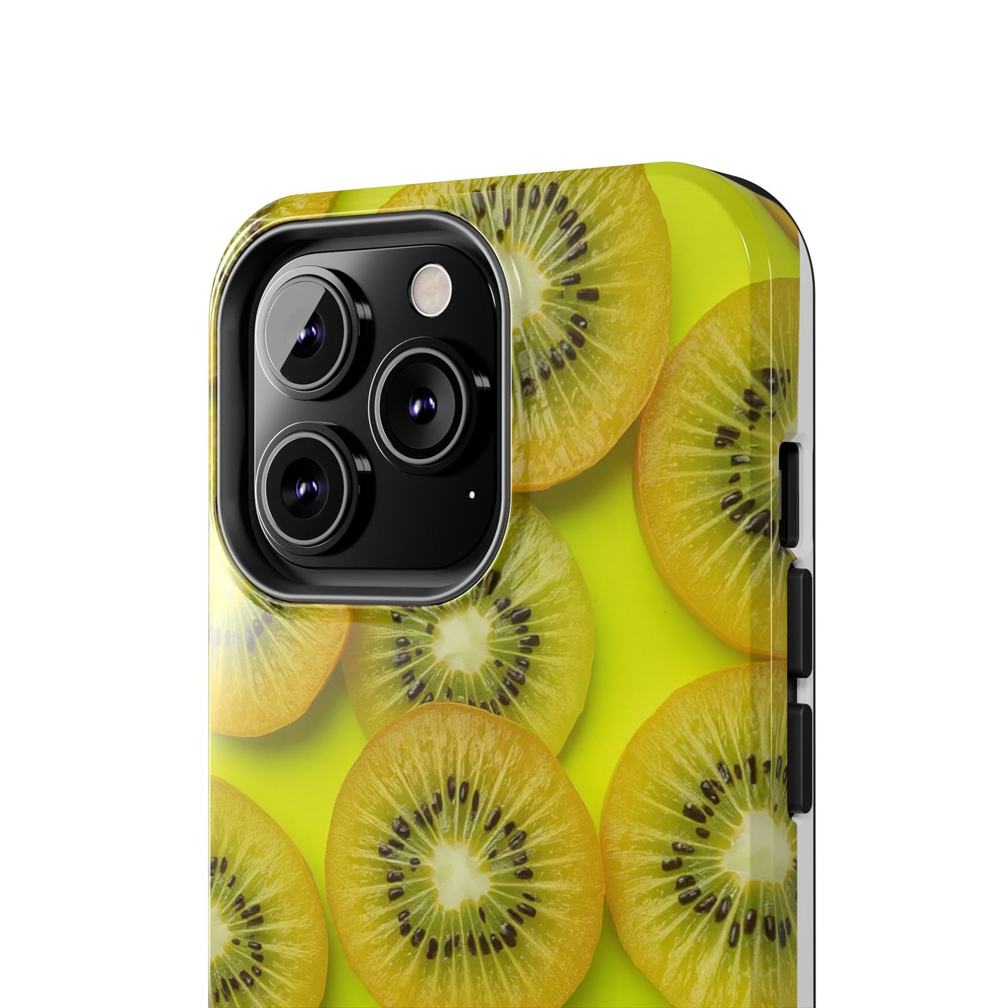 Vibrant Kiwi Tough Phone Case - Bright Yellow Design for Fruit Lovers