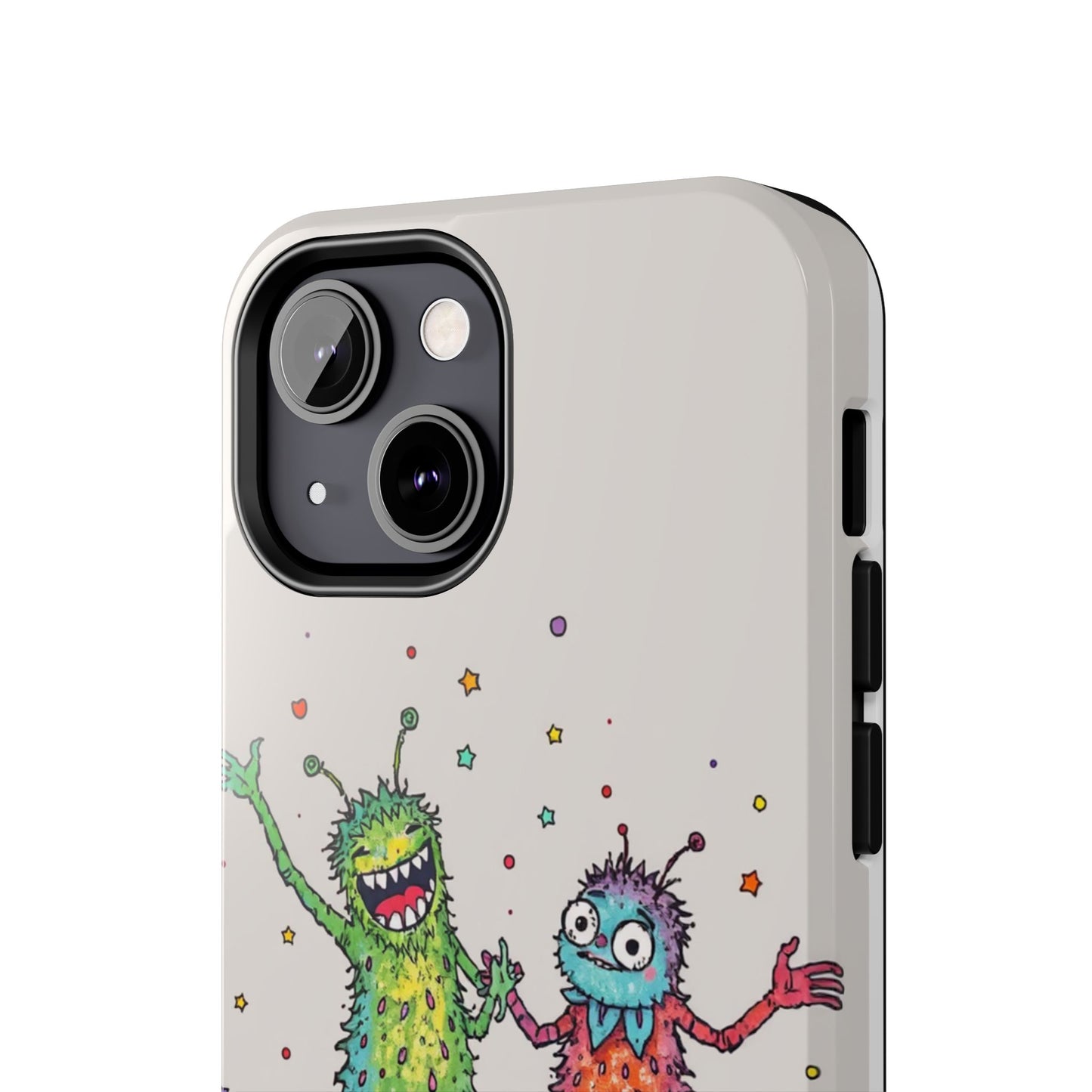 Colorful Monster Tough Phone Case - Fun and Playful Design