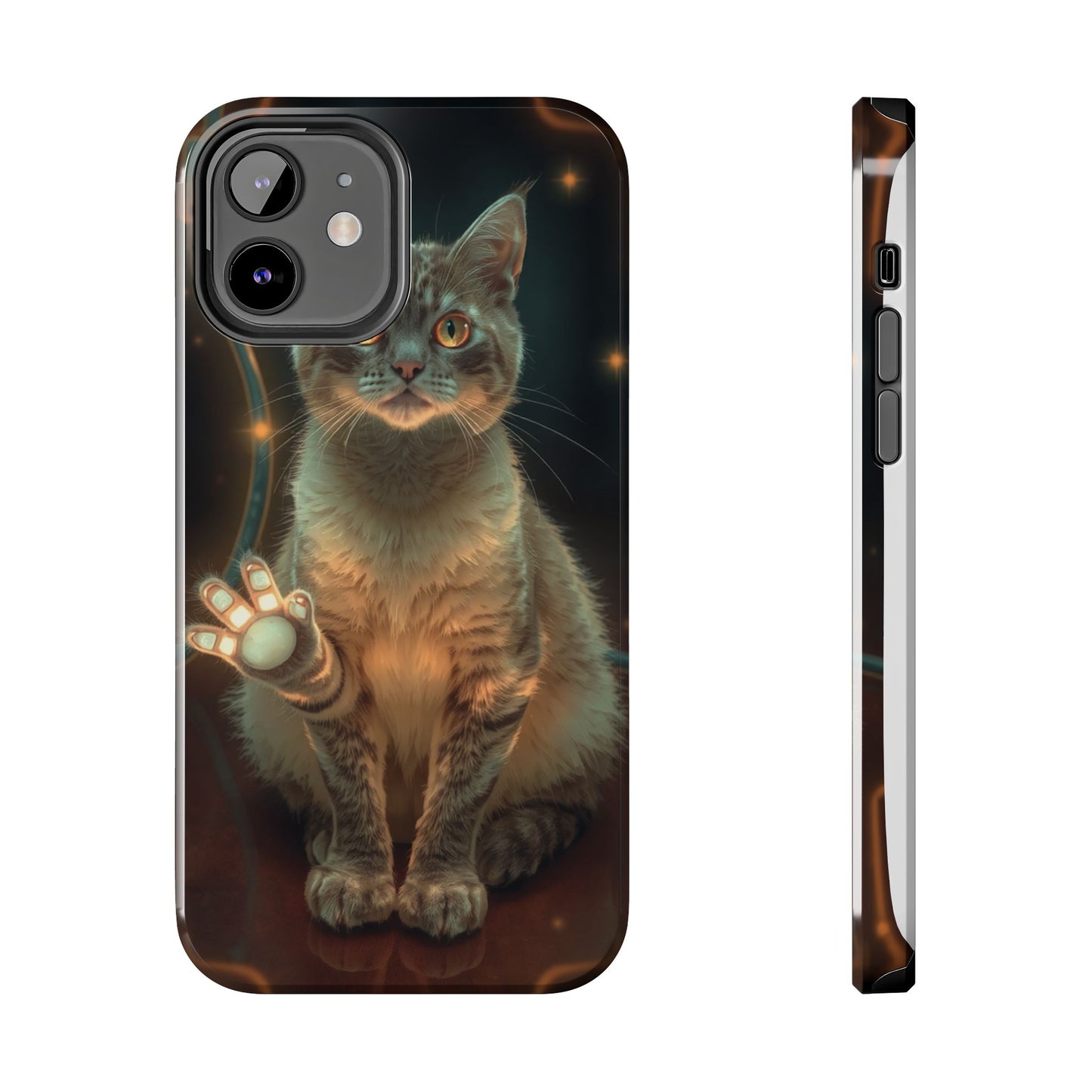 Whimsical Cat Phone Case | Tough Phone Cases for Cat Lovers, Pet Accessories, Gift for Cat Owners, Cute Phone Cover, Personalized Tech