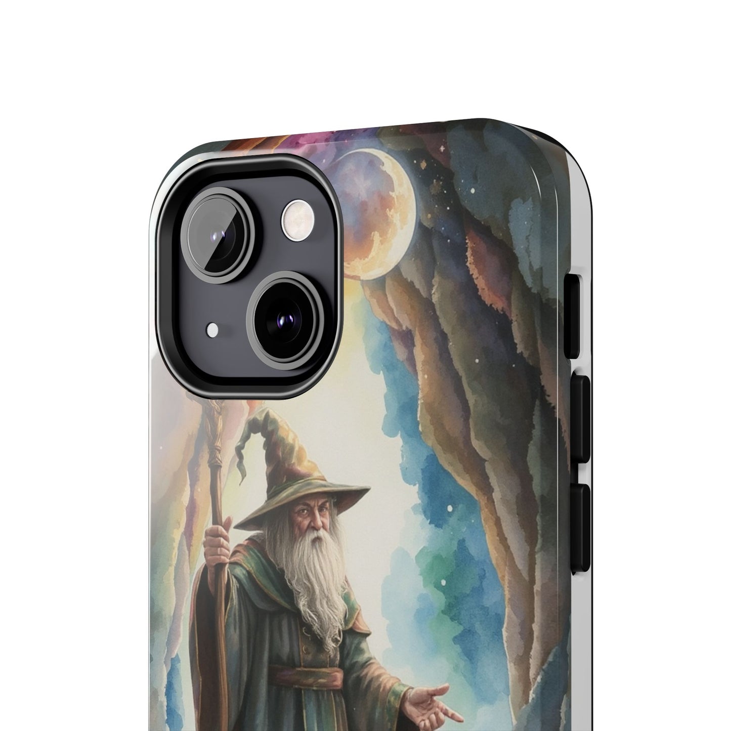 Magical Wizard Phone Case - Tough, Durable Phone Cover for Fantasy Lovers, Geek Gift, Unique Design, Celestial Phone Accessory