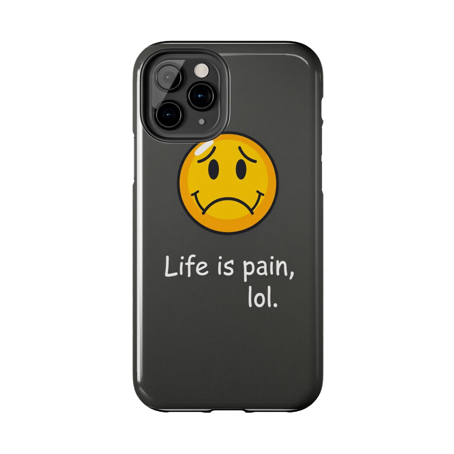 Life is Pain Tough Phone Case - Trendy Design for Smartphone Protection