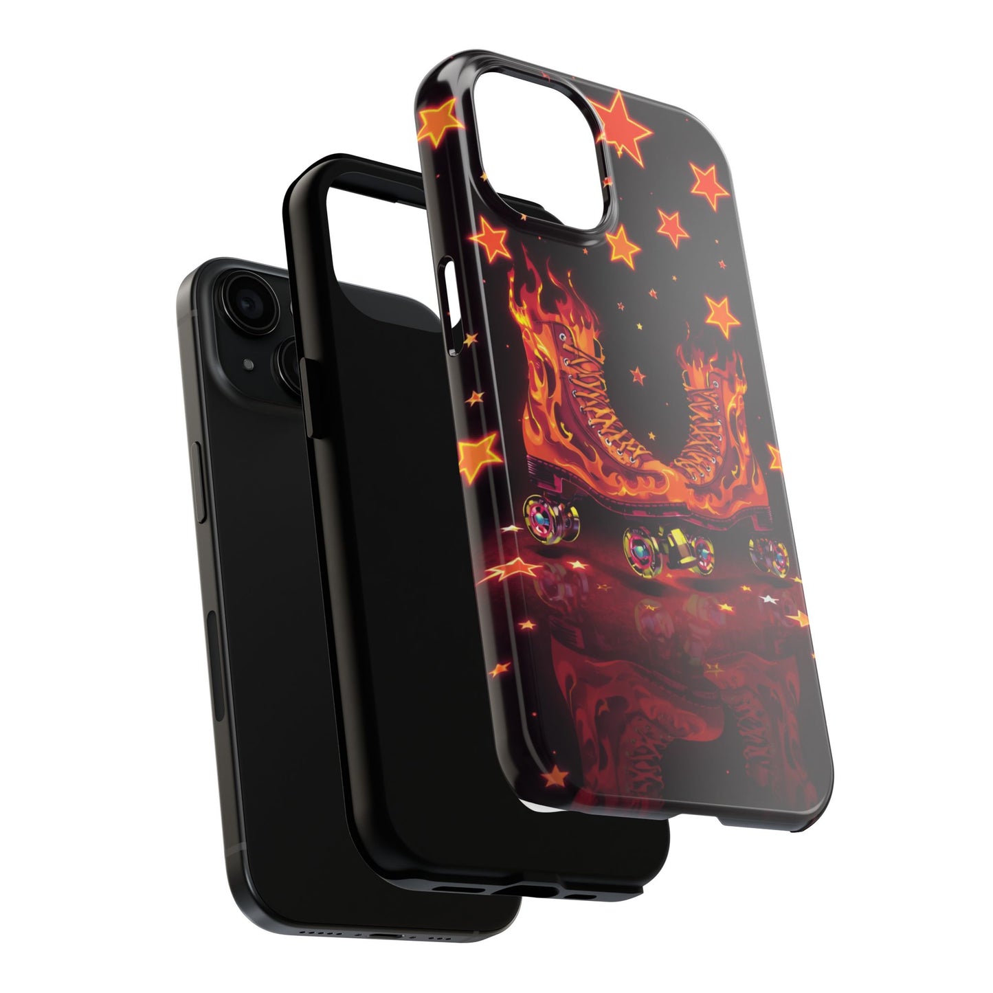Retro Roller Skates Tough Phone Case - Stylish & Durable