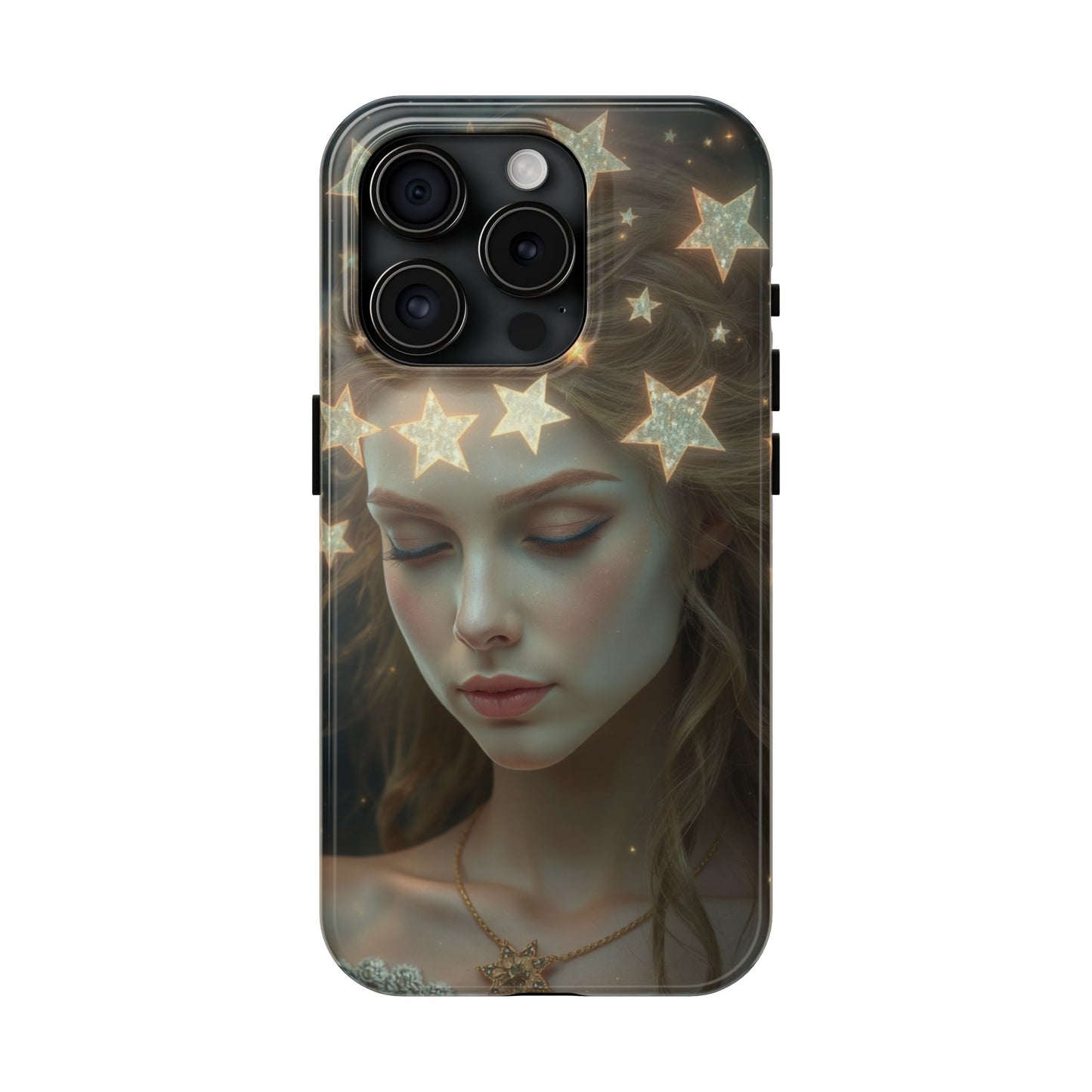 Celestial Dream Tough Phone Case - Artistic Starry Design for Style Enthusiasts