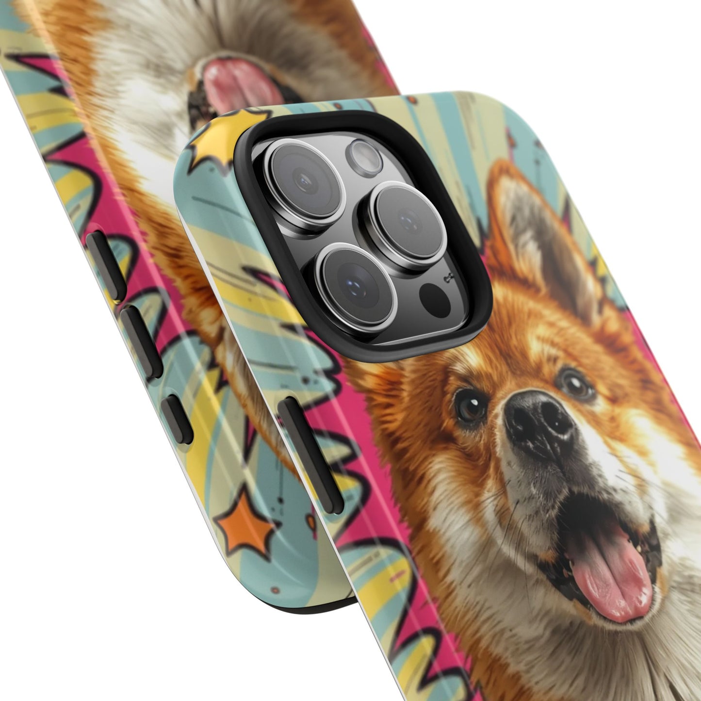 Playful Dog Tough Phone Case - Durable & Stylish Pet Lover Gift