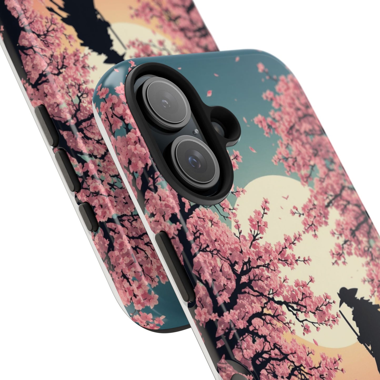 Cherry Blossom Samurai Tough Phone Case