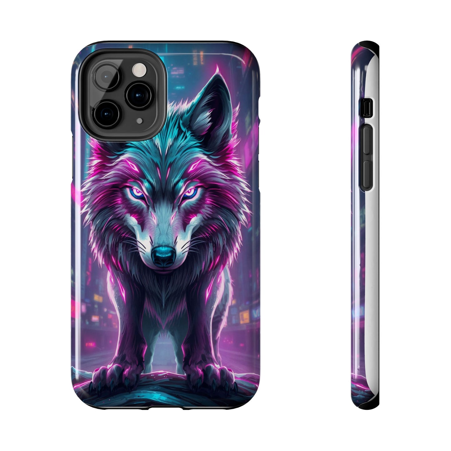 Fierce Wolf Phone Case - Tough & Vibrant Design for Animal Lovers