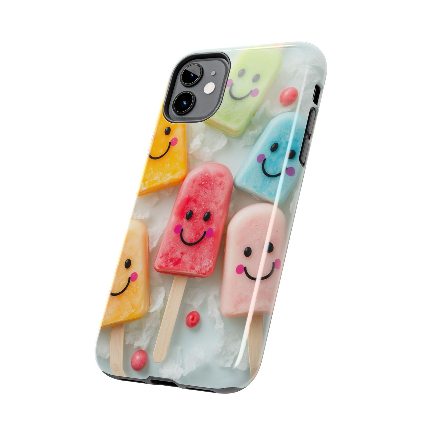 Cute Smile Popsicle Tough Phone Case - Fun Protection for Your Device