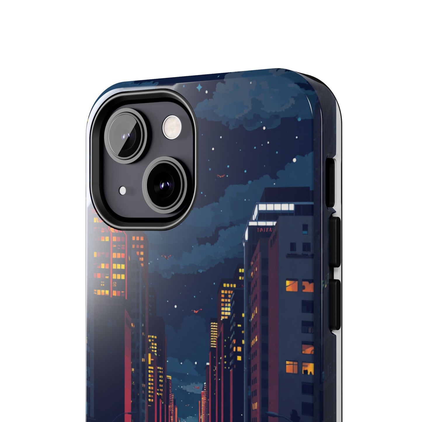 Urban Nightlife Tough Phone Case - Durable & Stylish Protection