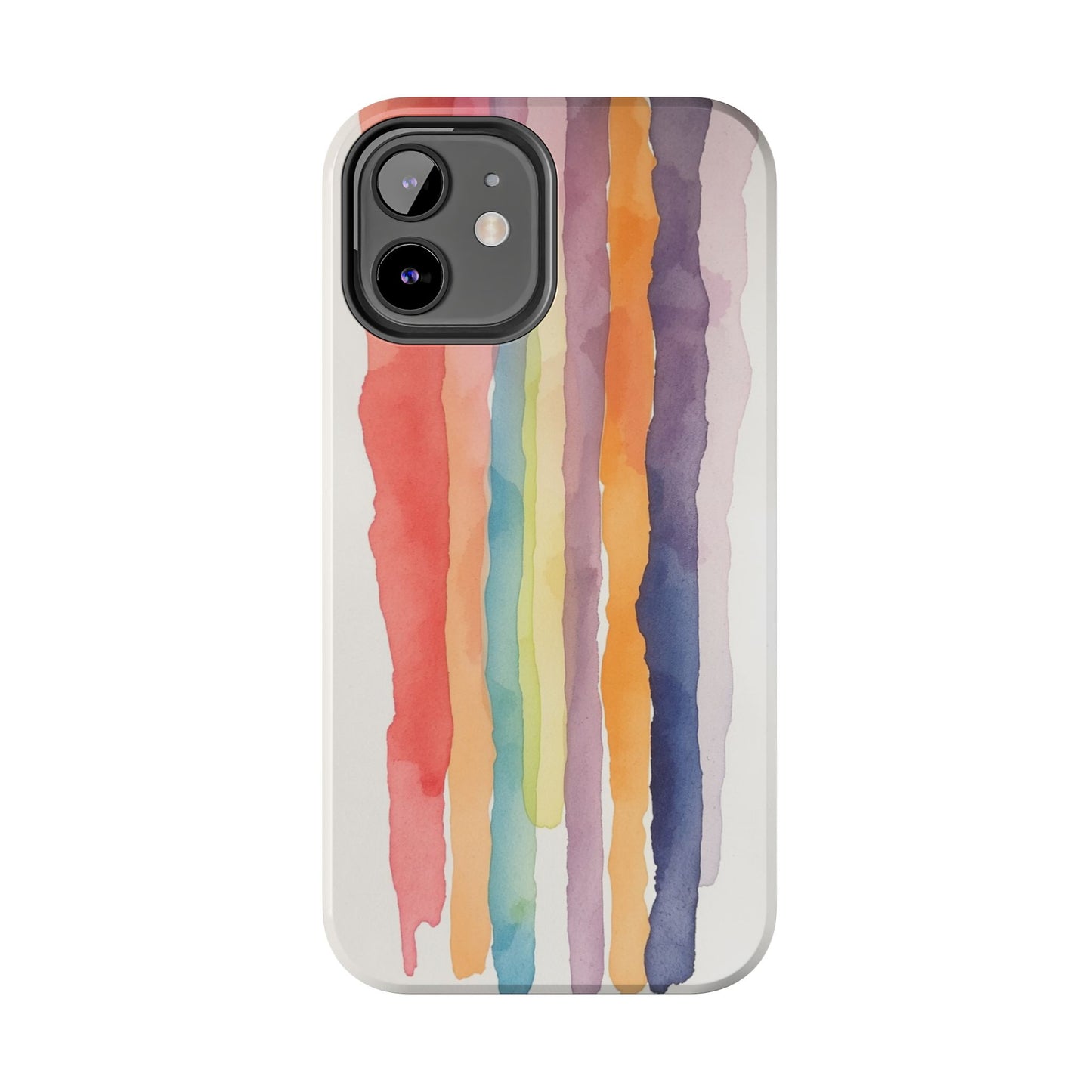 Colorful Watercolor Tough Phone Case - Stylish and Durable Cover for Creative Souls