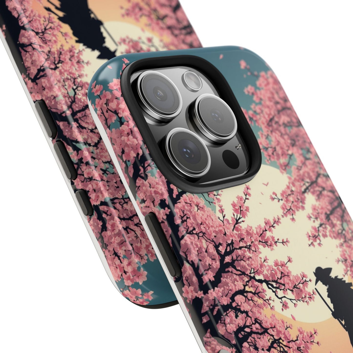 Cherry Blossom Samurai Tough Phone Case