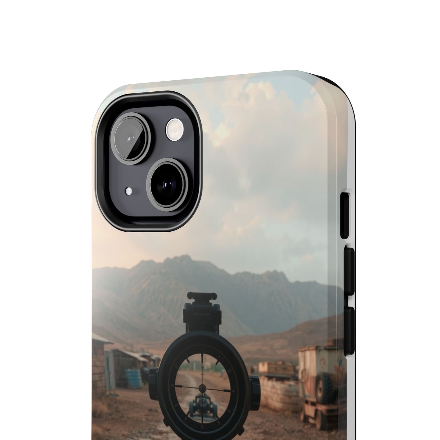 Tough Phone Case - Military Inspired Design with Sniper Scope