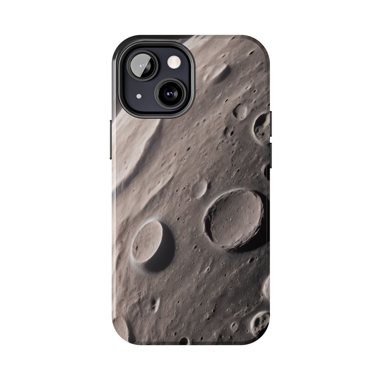 Celestial Moon Surface Tough Phone Case | Durable Space-Themed Design - for iPhone