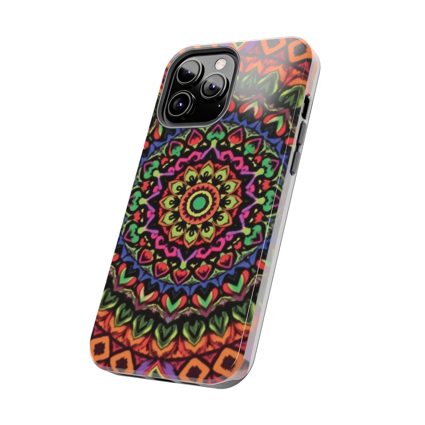Colorful Mandala Tough Phone Case - Vibrant Designs for Trendy Protection - for iPhone