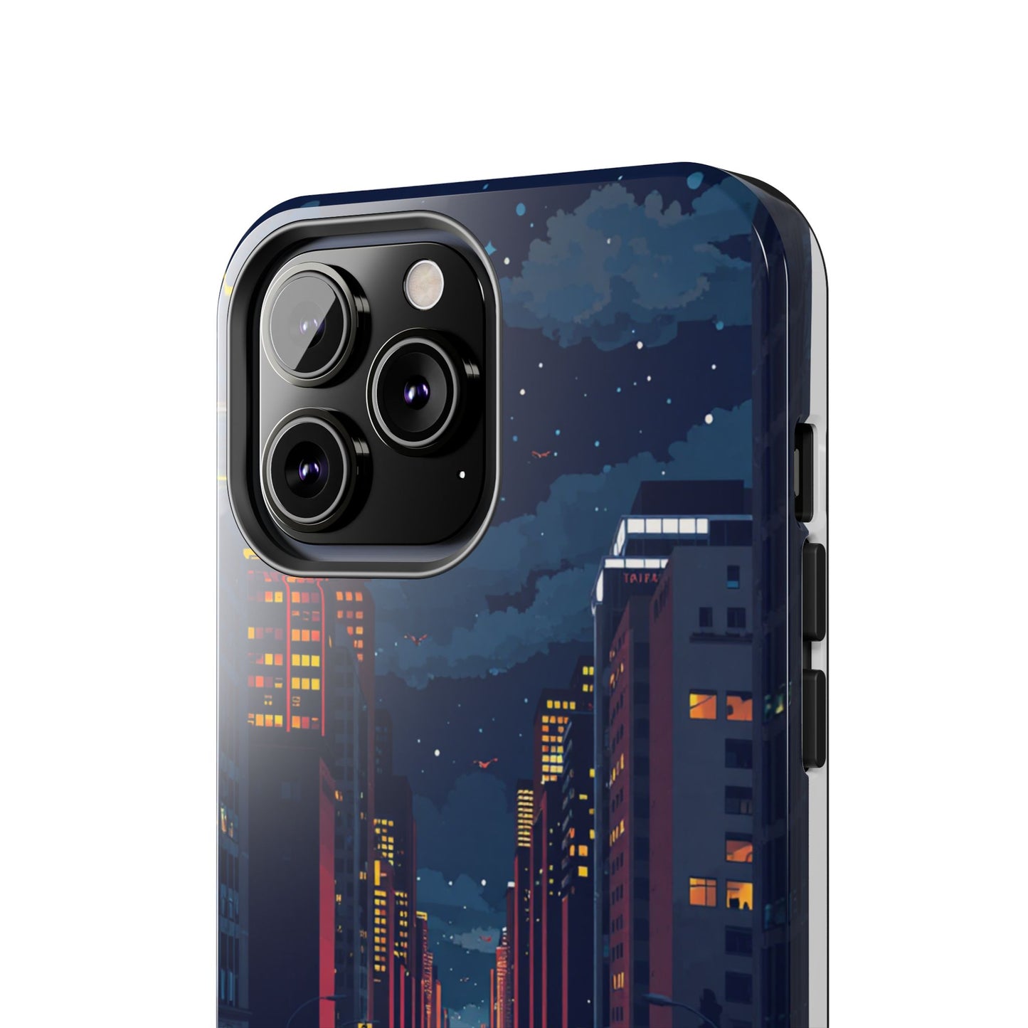 Urban Nightlife Tough Phone Case - Durable & Stylish Protection