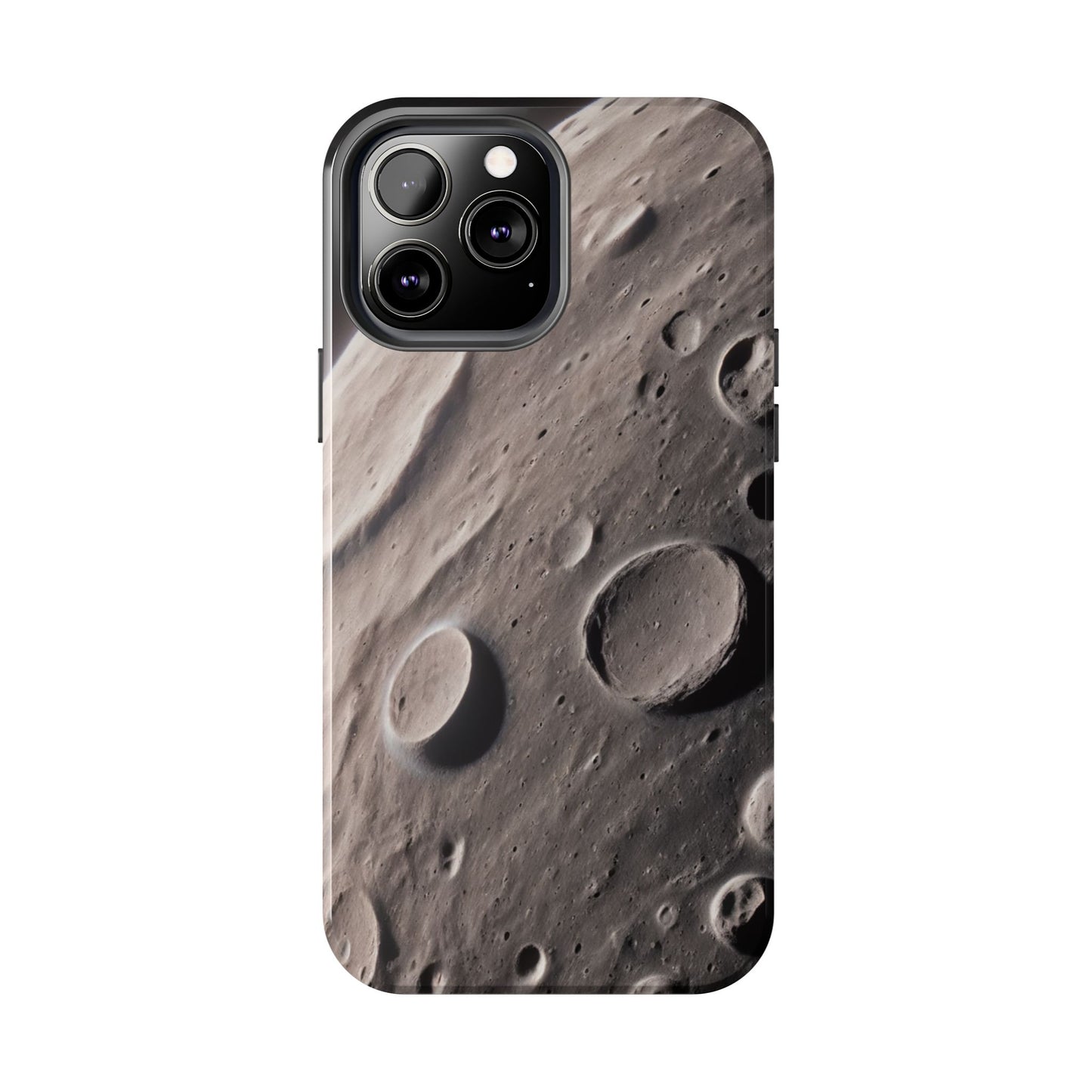 Celestial Moon Surface Tough Phone Case | Durable Space-Themed Design - for iPhone