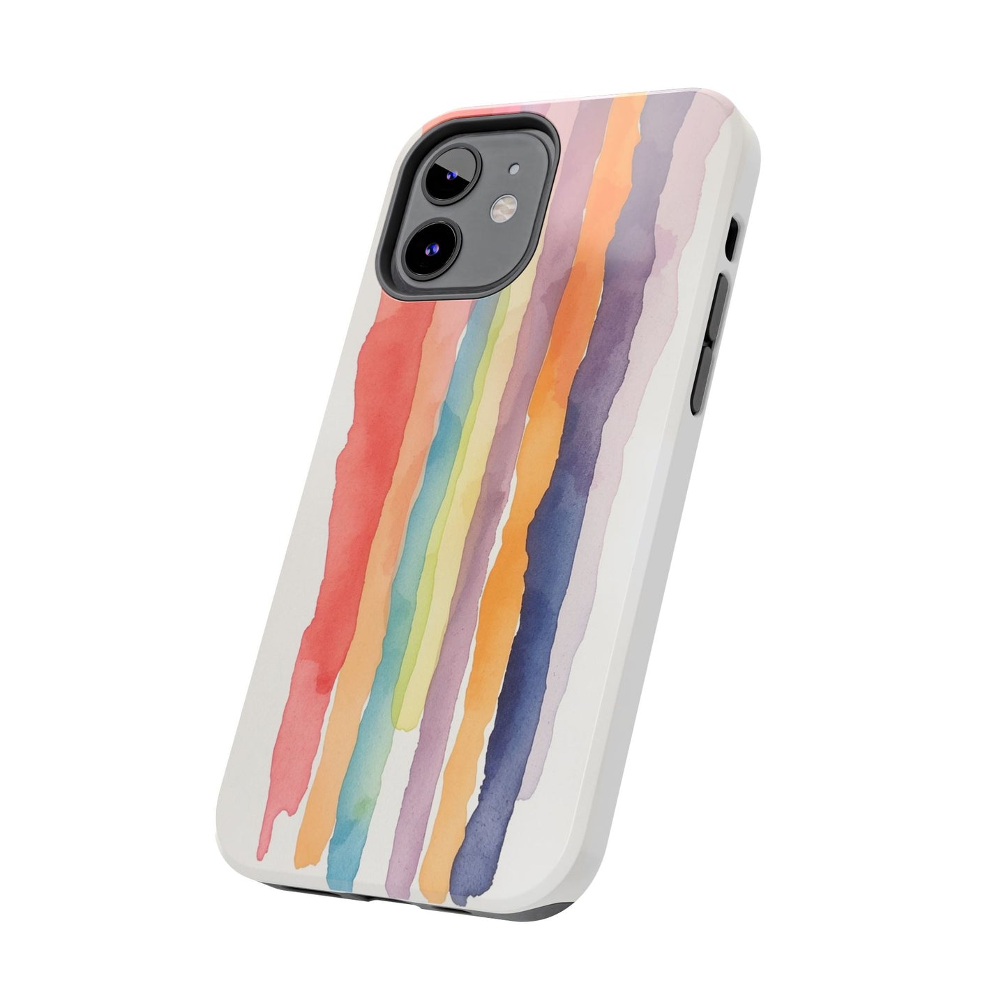 Colorful Watercolor Tough Phone Case - Stylish and Durable Cover for Creative Souls