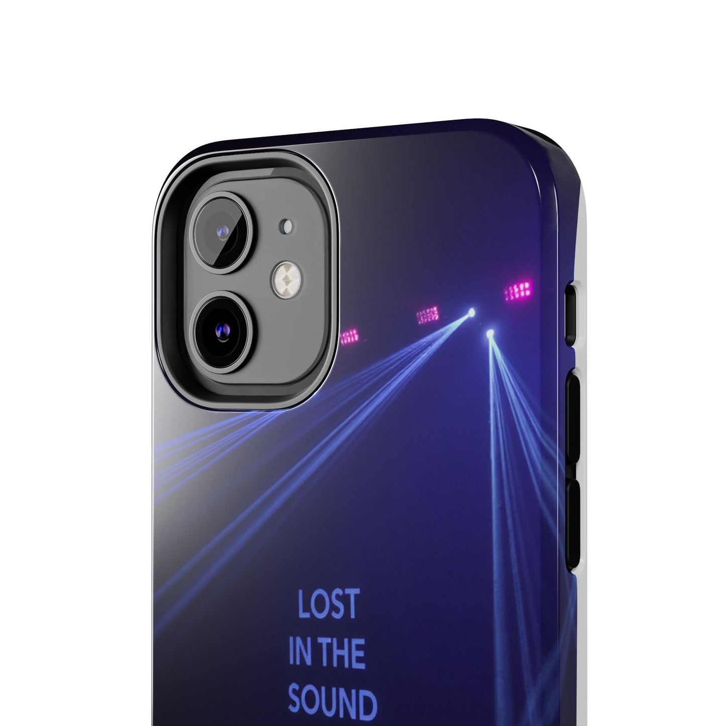 Vibrant Tough Phone Case - 'Lost in the Sound' Design for Music Lovers