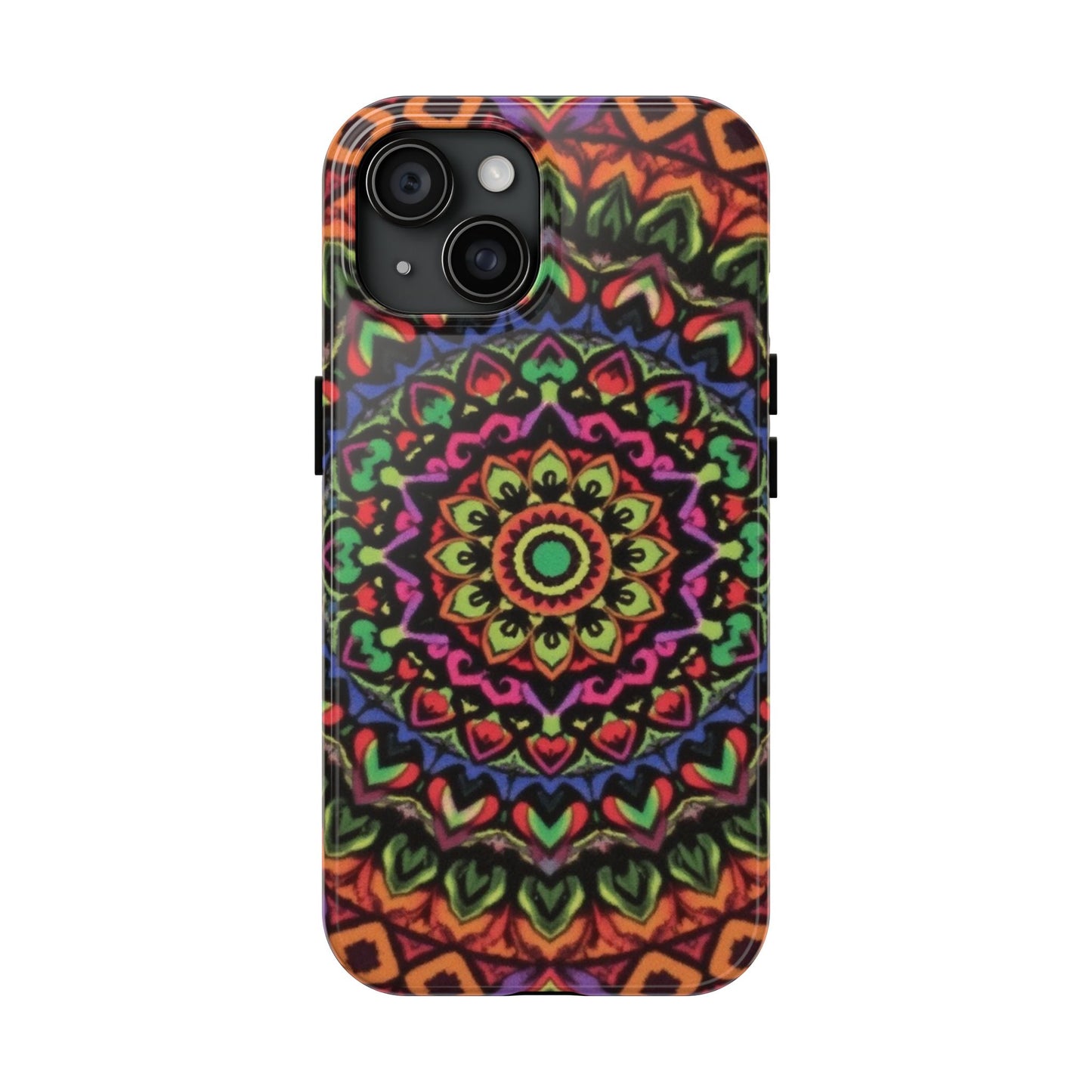 Colorful Mandala Tough Phone Case - Vibrant Designs for Trendy Protection - for iPhone