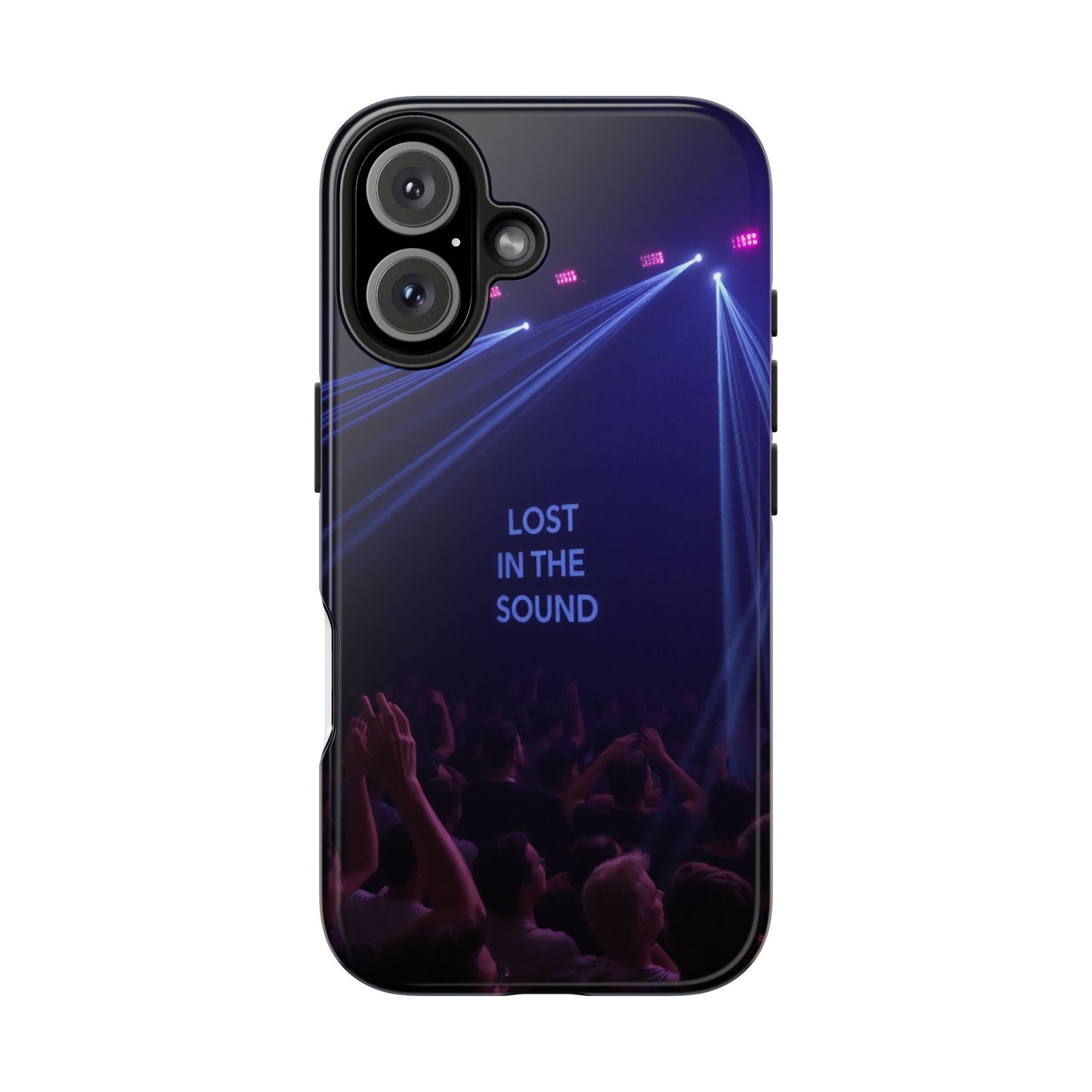 Vibrant Tough Phone Case - 'Lost in the Sound' Design for Music Lovers