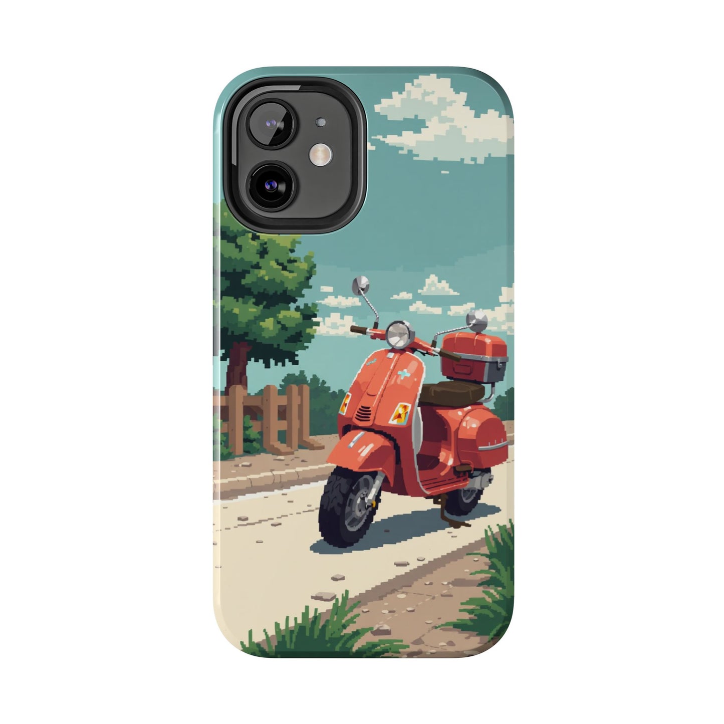 Retro Scooter Phone Case - Tough & Stylish Protection
