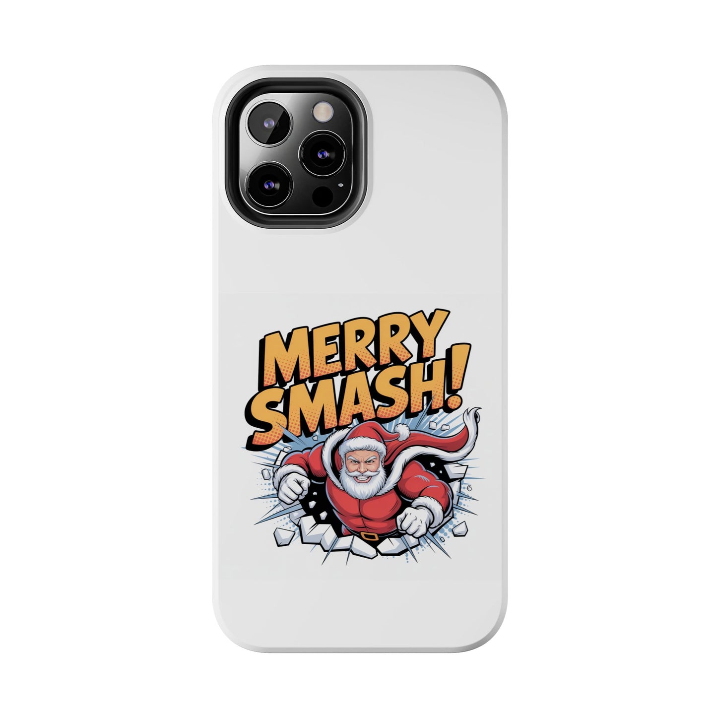 Santa Merry Smash Phone Case