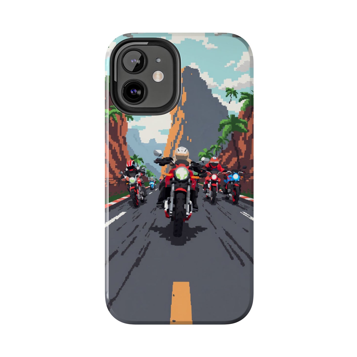 Retro Biker Tough Phone Case - Perfect for Motorcycle Lovers