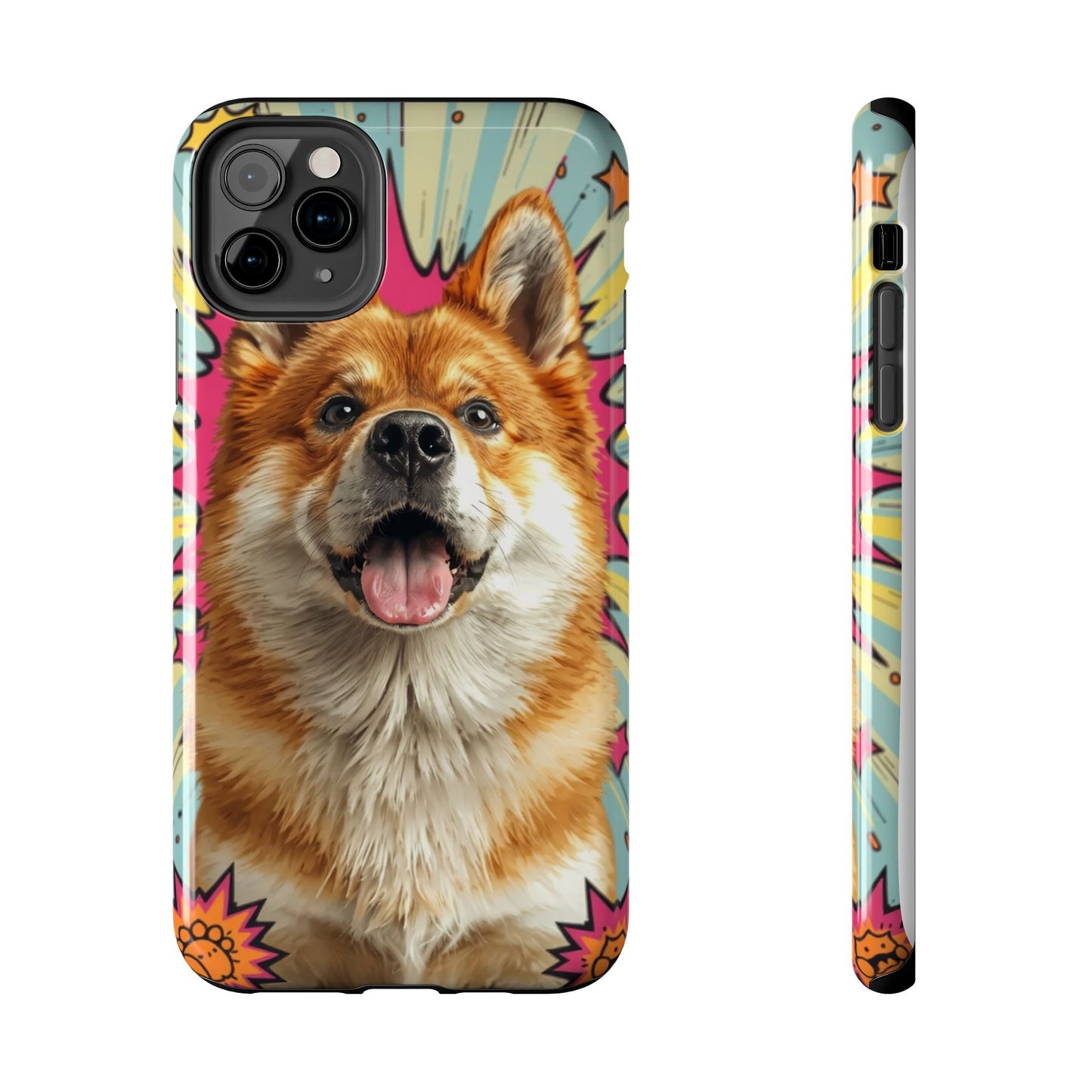 Playful Dog Tough Phone Case - Durable & Stylish Pet Lover Gift
