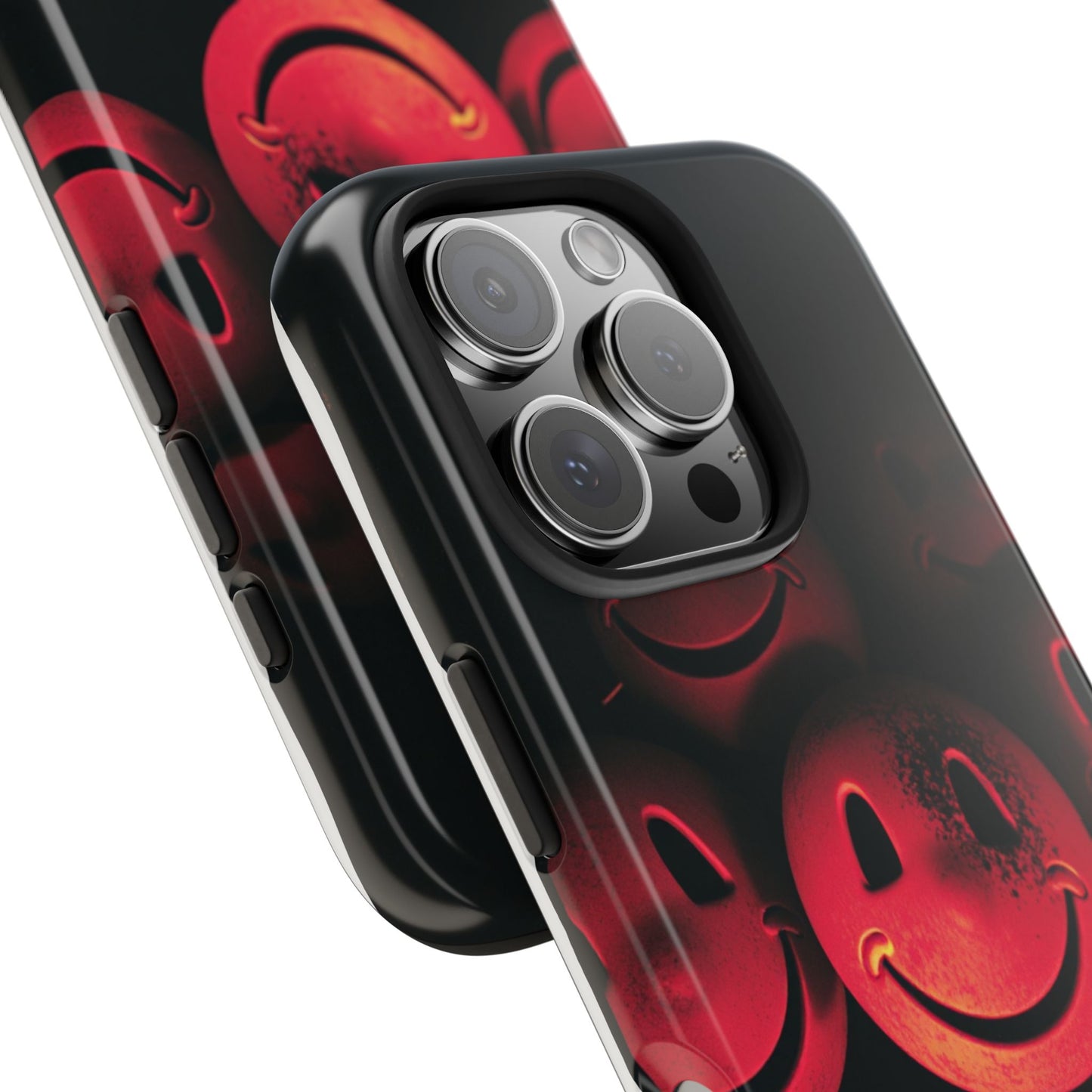 Smiley Face Tough Phone Case - Durable Protection with Fun Design