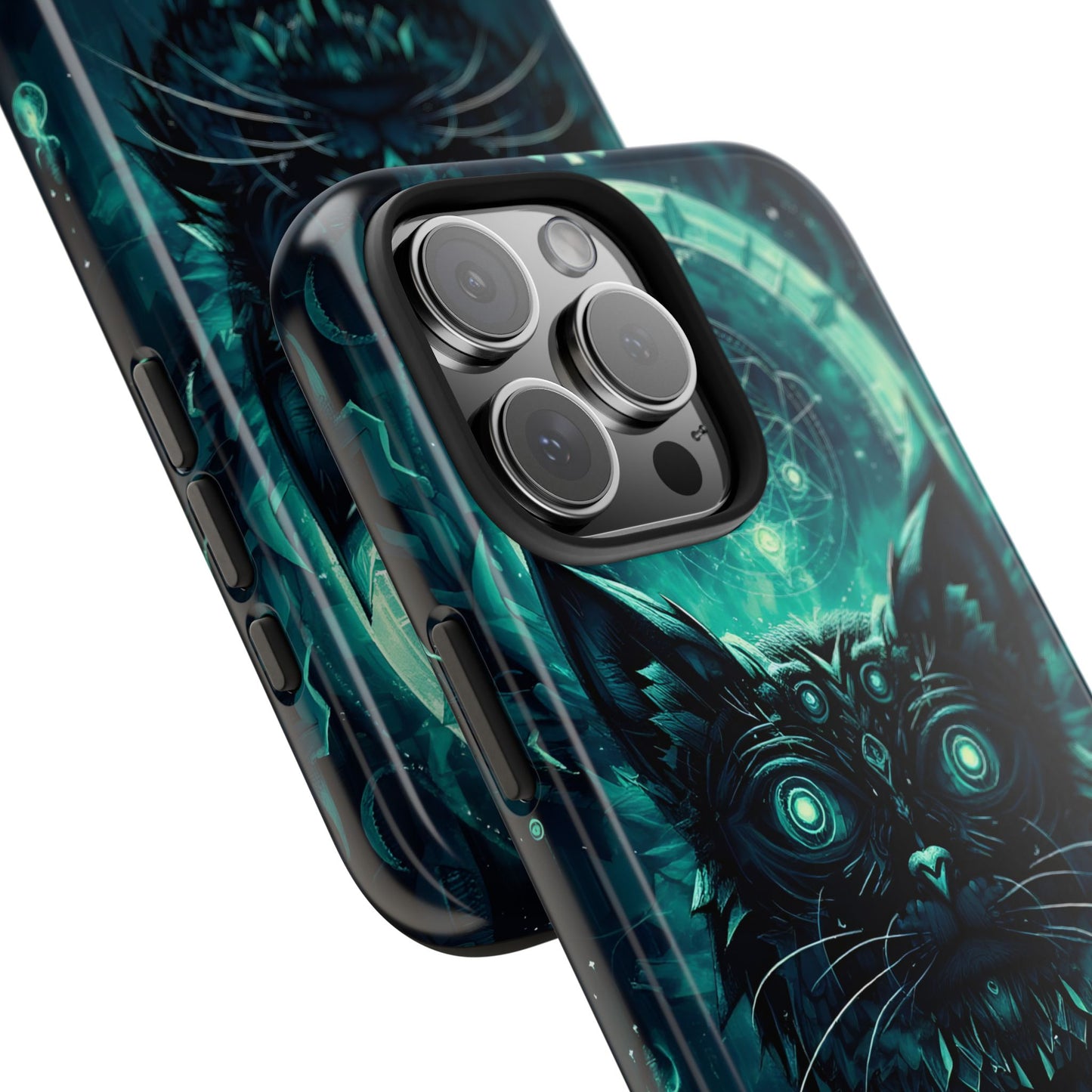 Mystical Dark Cat Phone Case - Tough Protective Cover for Cat Lovers - for iPhone
