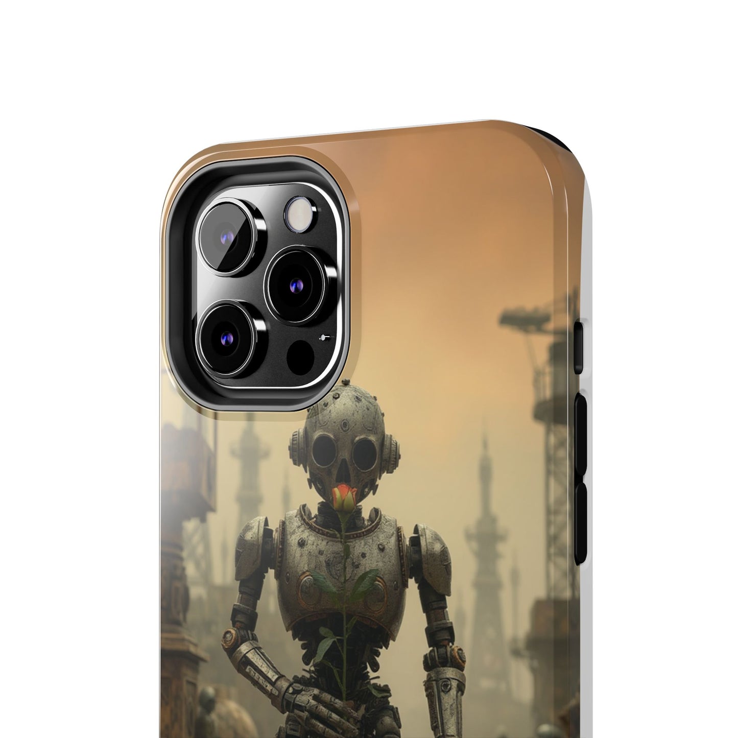 Robotic Sentinel Tough Phone Case - Durable Protector for Sci-Fi Lovers