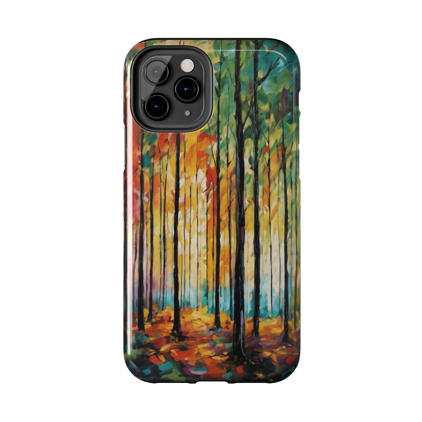 Autumn Forest Tough Phone Case - Colorful Nature Design - for iPhone